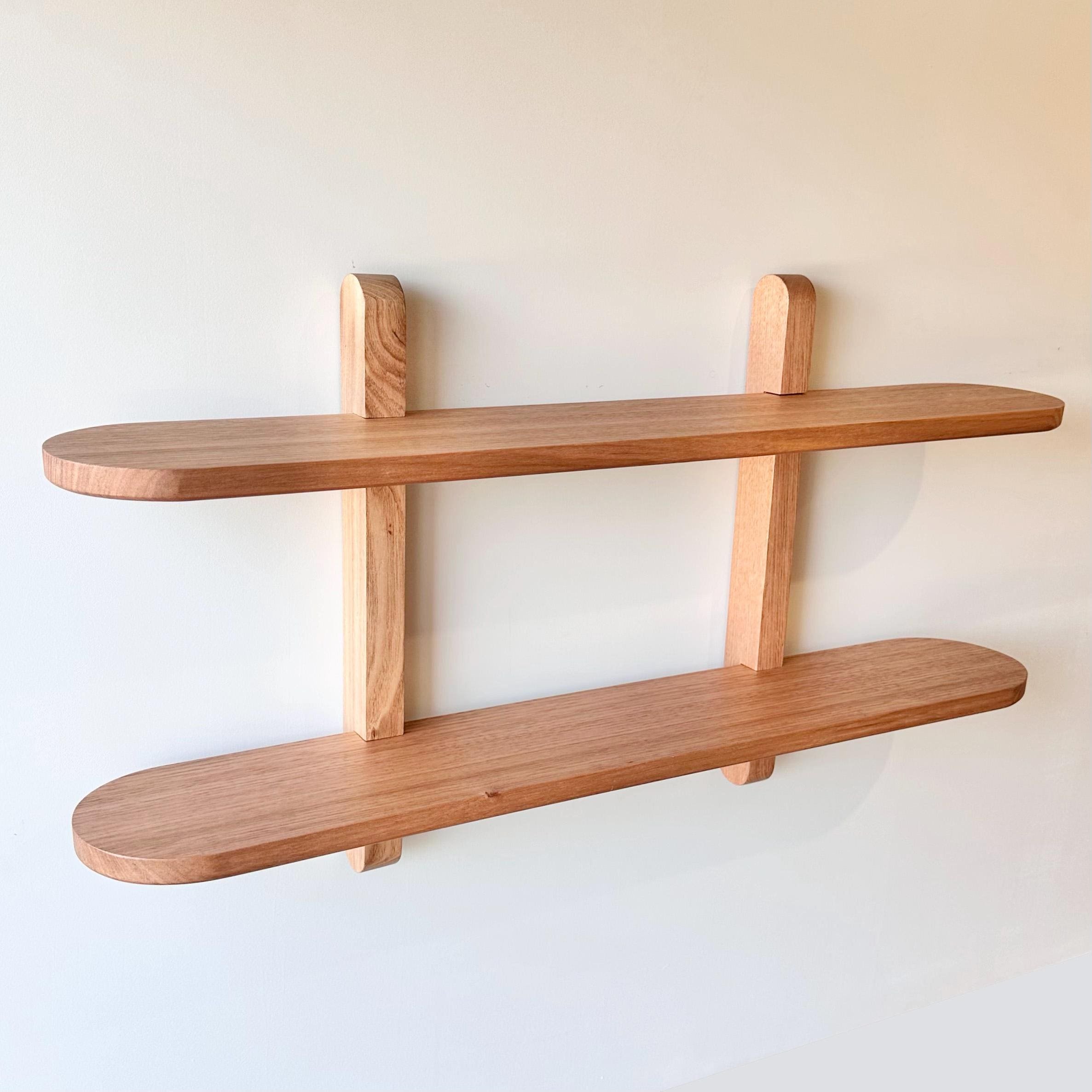 display shelf in oak