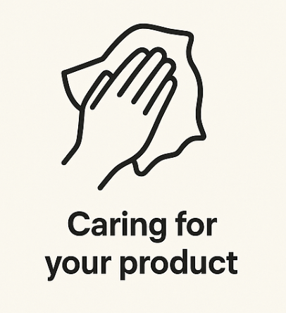 Our wooden products require a little care to last a lifetime