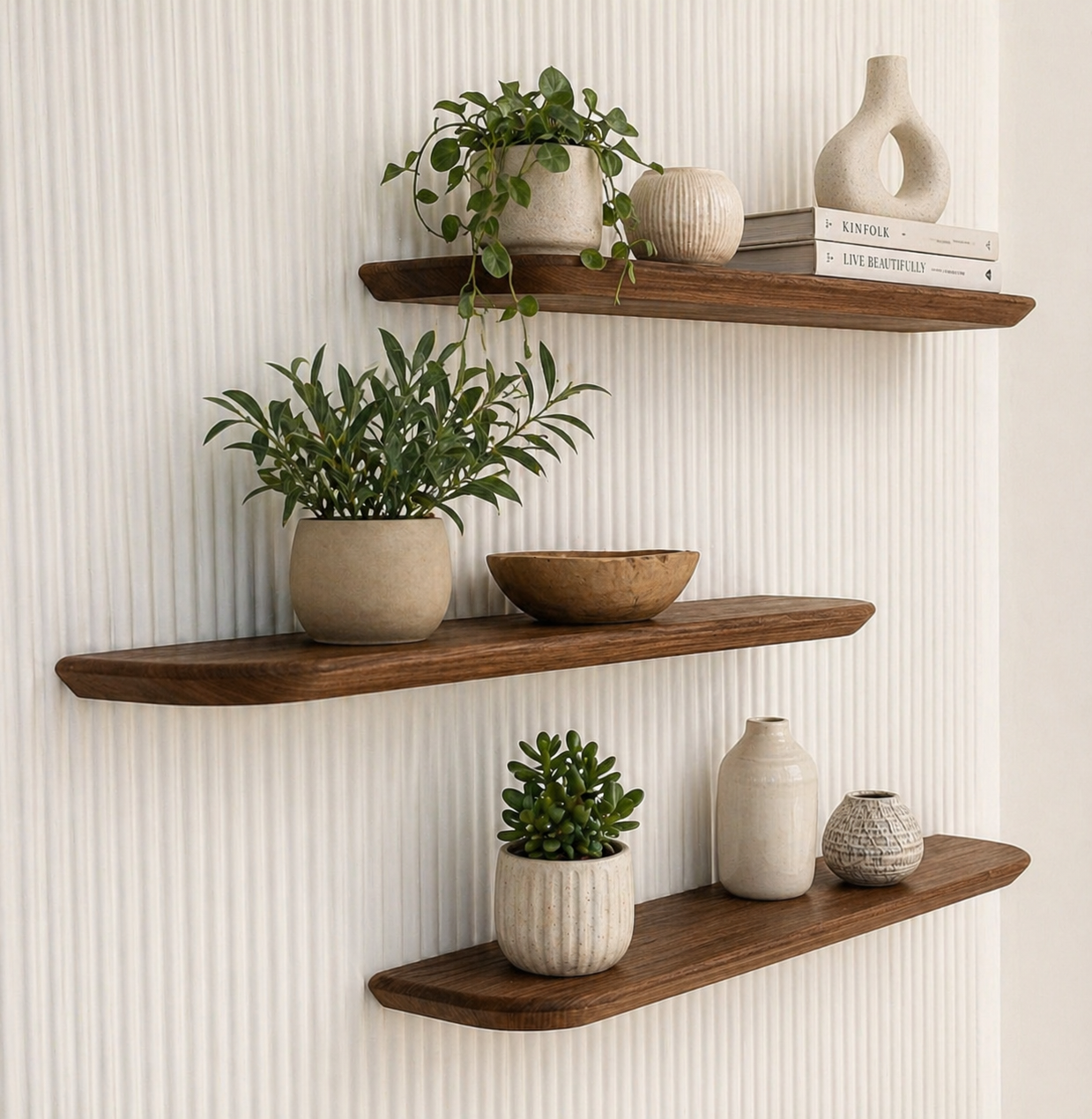 TASMANIAN BLACKWOOD - Floating Shelves