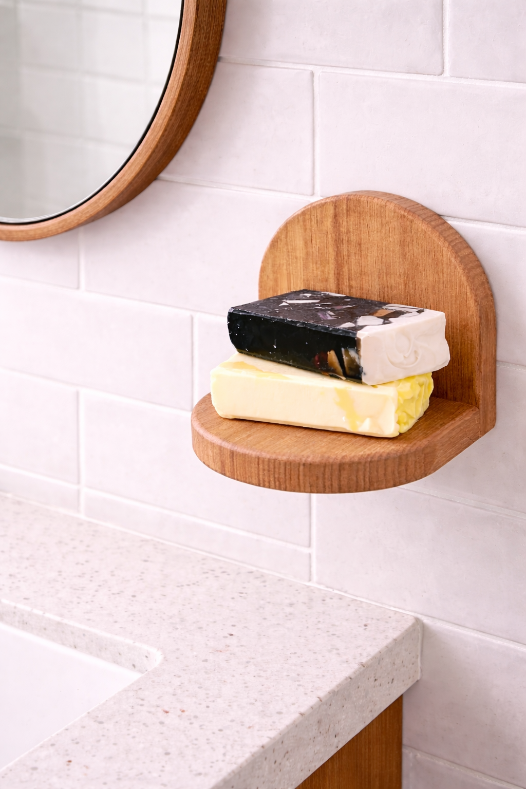 CHELSEA Wooden Soap Holder