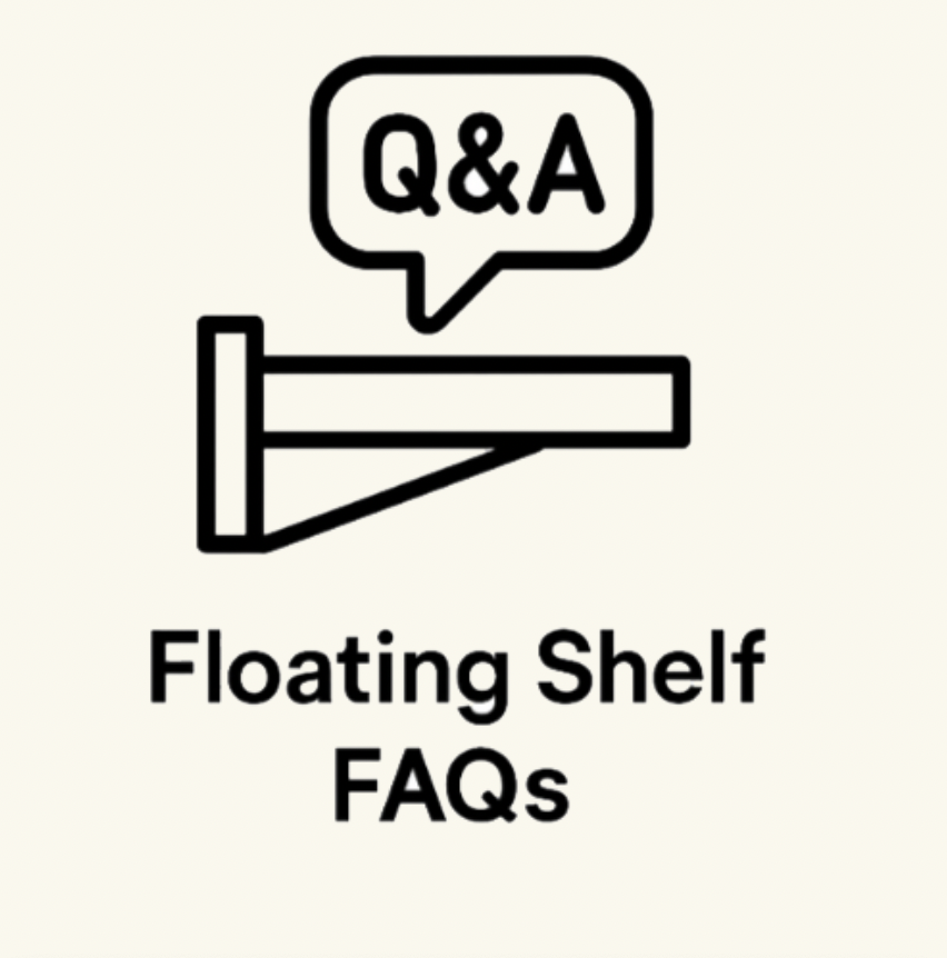 Questions about our floating shelves answered
