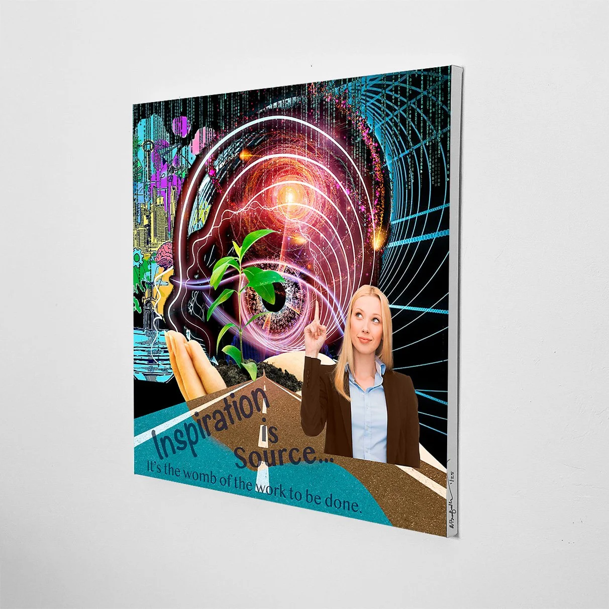 "Inspiration" Limited Edition, Giclee Canvas Print