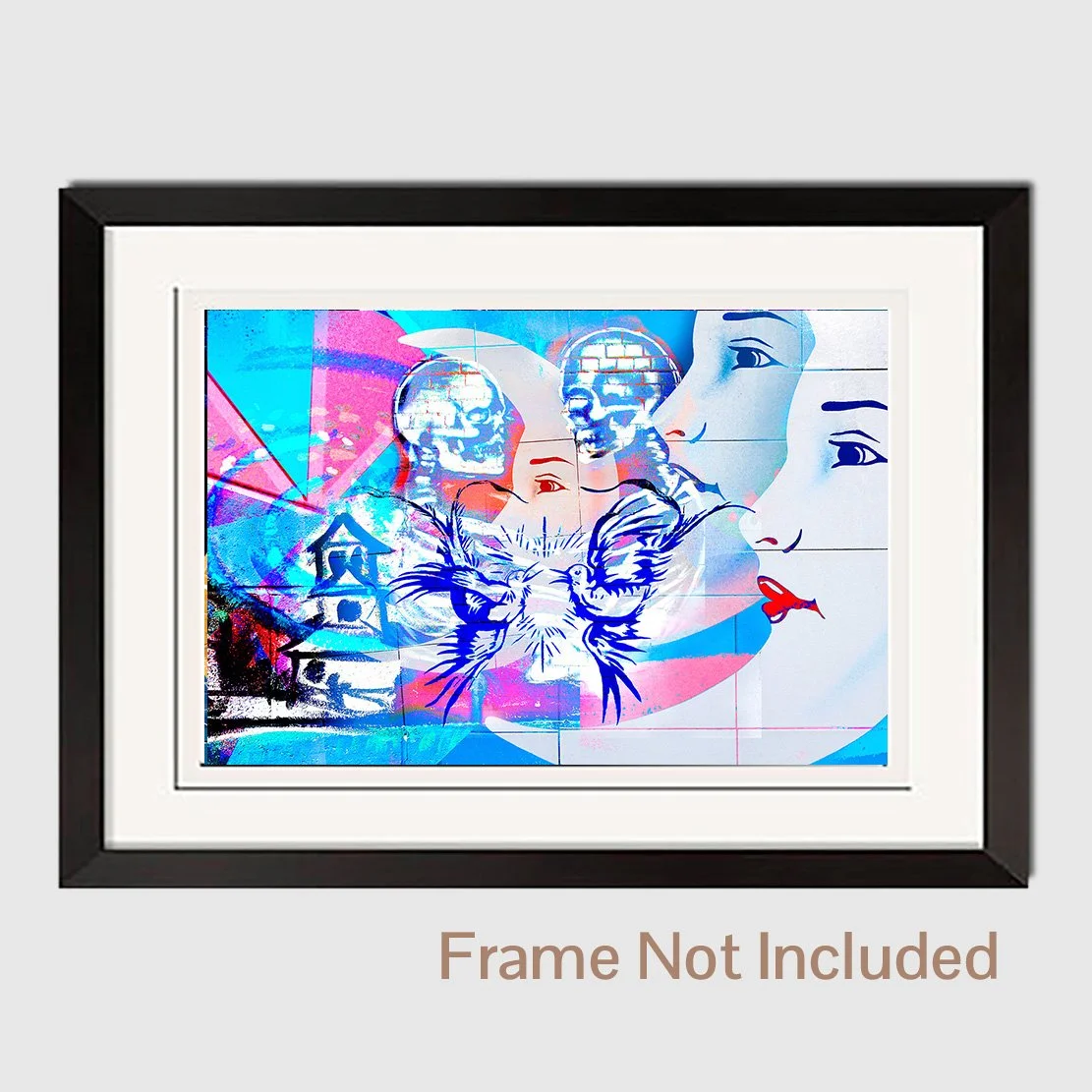 Awaken Metamodern Art with Bradford | Tucson Public Art Project 4 Triple Super Moon Light | Premium Paper Print .jpg