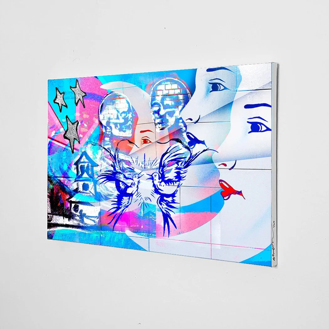 "Triple Super-Moon Light" Limited Edition, Giclee Canvas Print