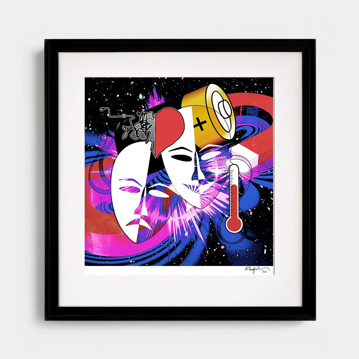 "The Hermetic Principle of Polarity" Limited Edition, Giclee Premium Paper Print