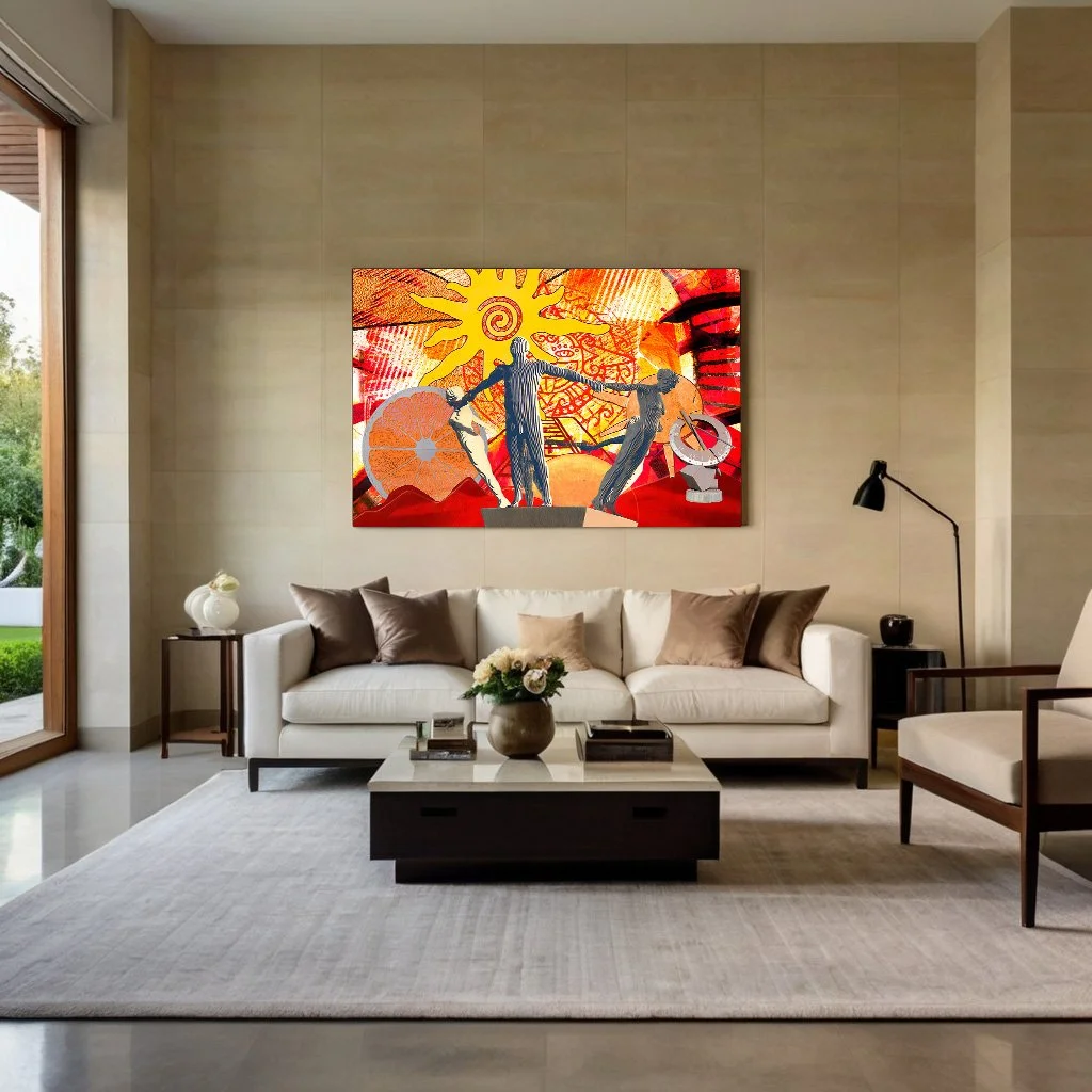 Awakening Art with Bradford | Artwork Installation | Solar Illumination Canvas Print