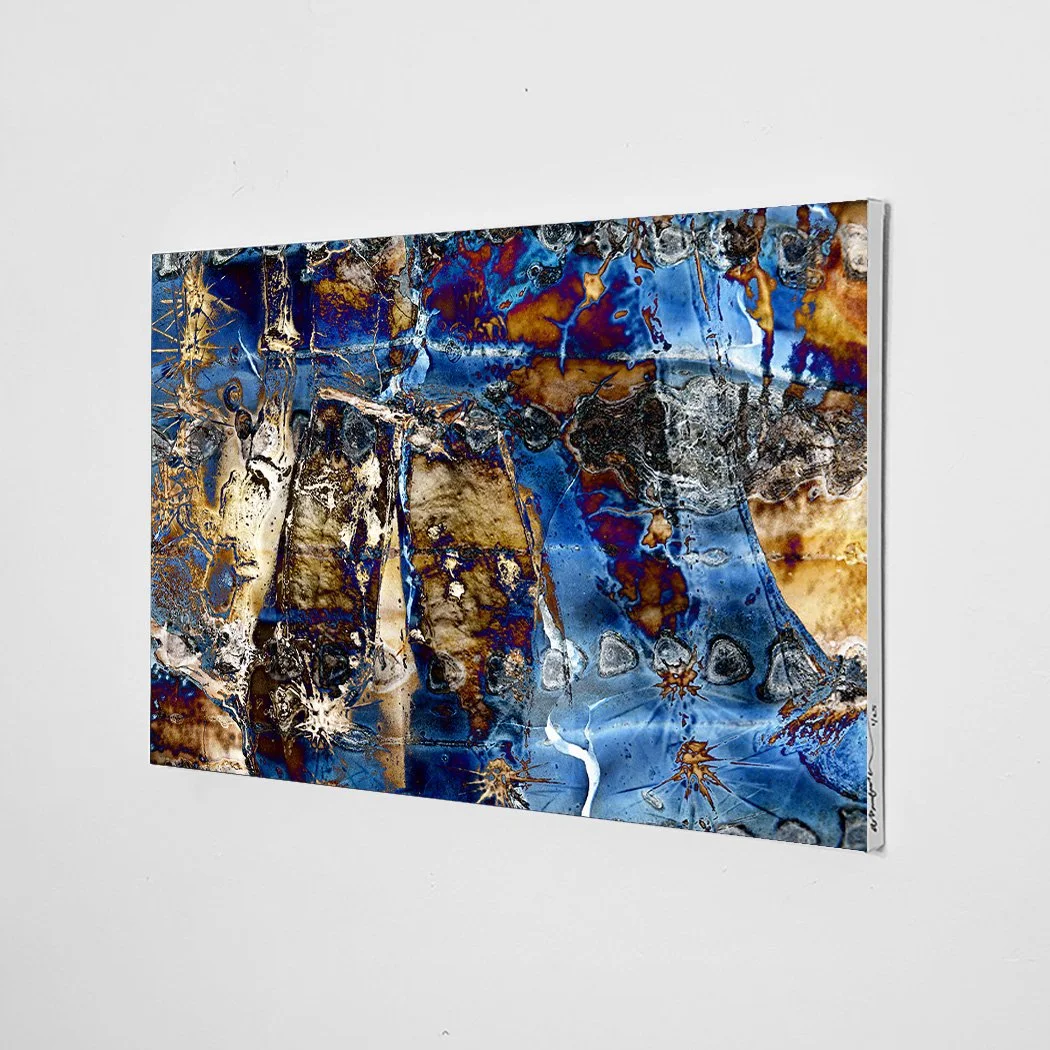 "I Am the Long Drought  & the Hard Rain to Follow that Quenches My Parched Soul of Illusionary Separation to the All [Winter 2]" Limited Edition, Giclee Canvas Print