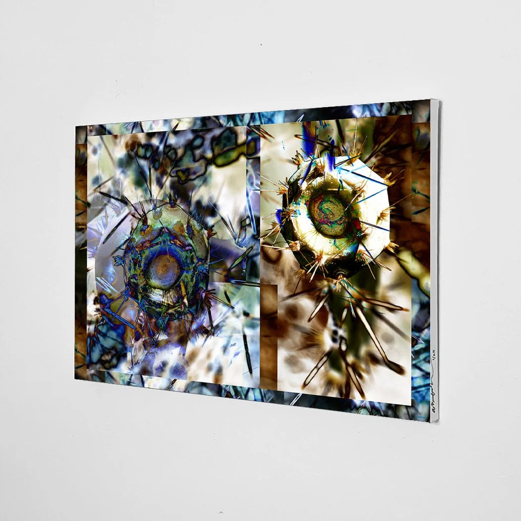 "I Am Man’s Force, His Violence, His Freedom, and His Tyranny [Winter 5]" Limited Edition, Giclee Canvas Print