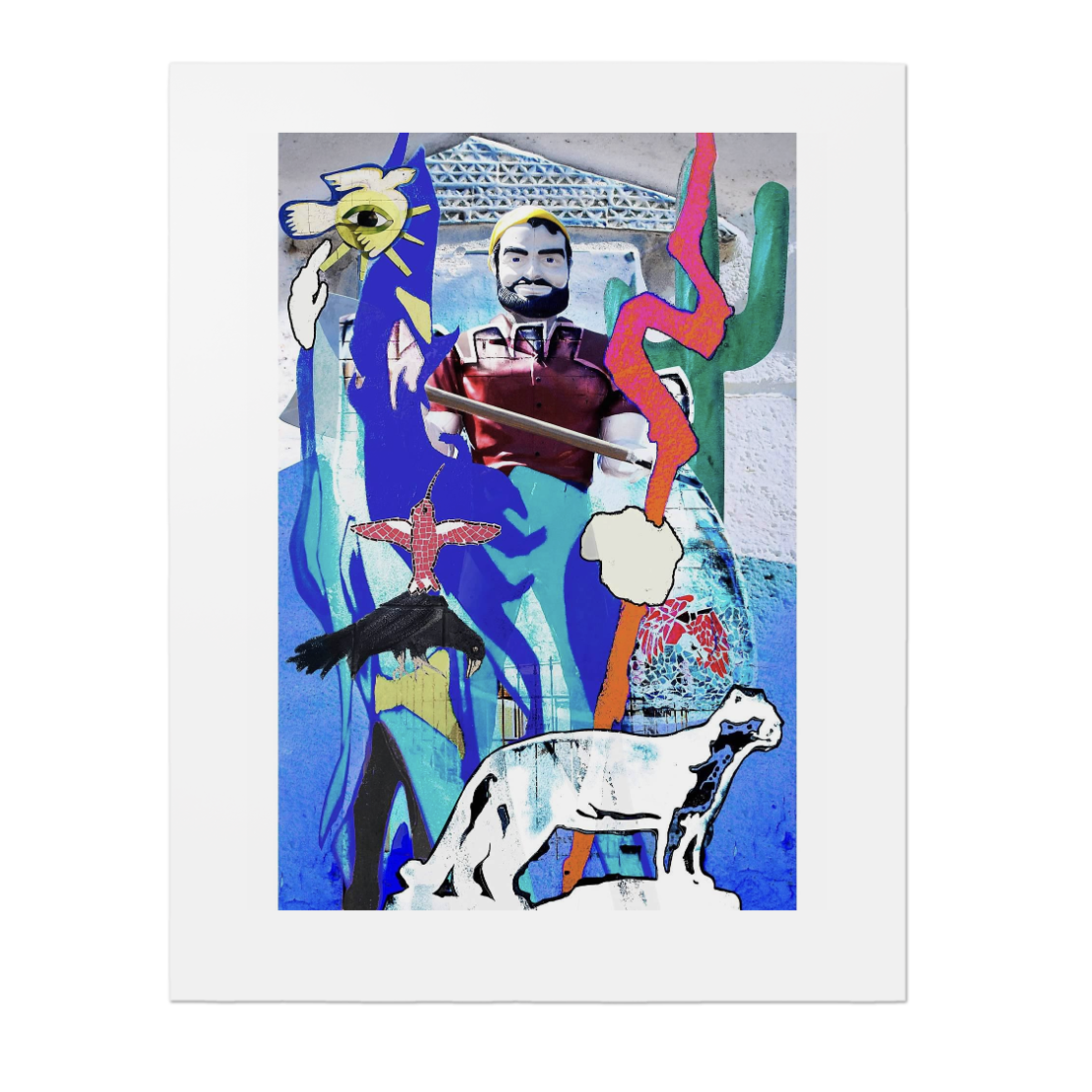 "Love They Self [Embodiment of the Divine Masculine]” Open Edition, 22x28" Premium Poster