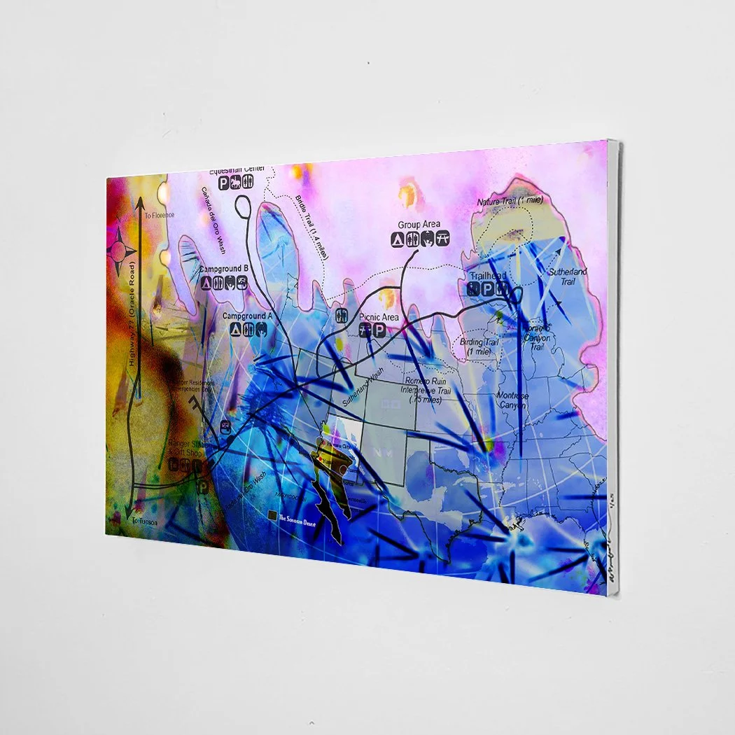 "I Am the Sonoran Desert of Tucson, Arizona  [Spring 1]" Limited Edition, Giclee Canvas Print