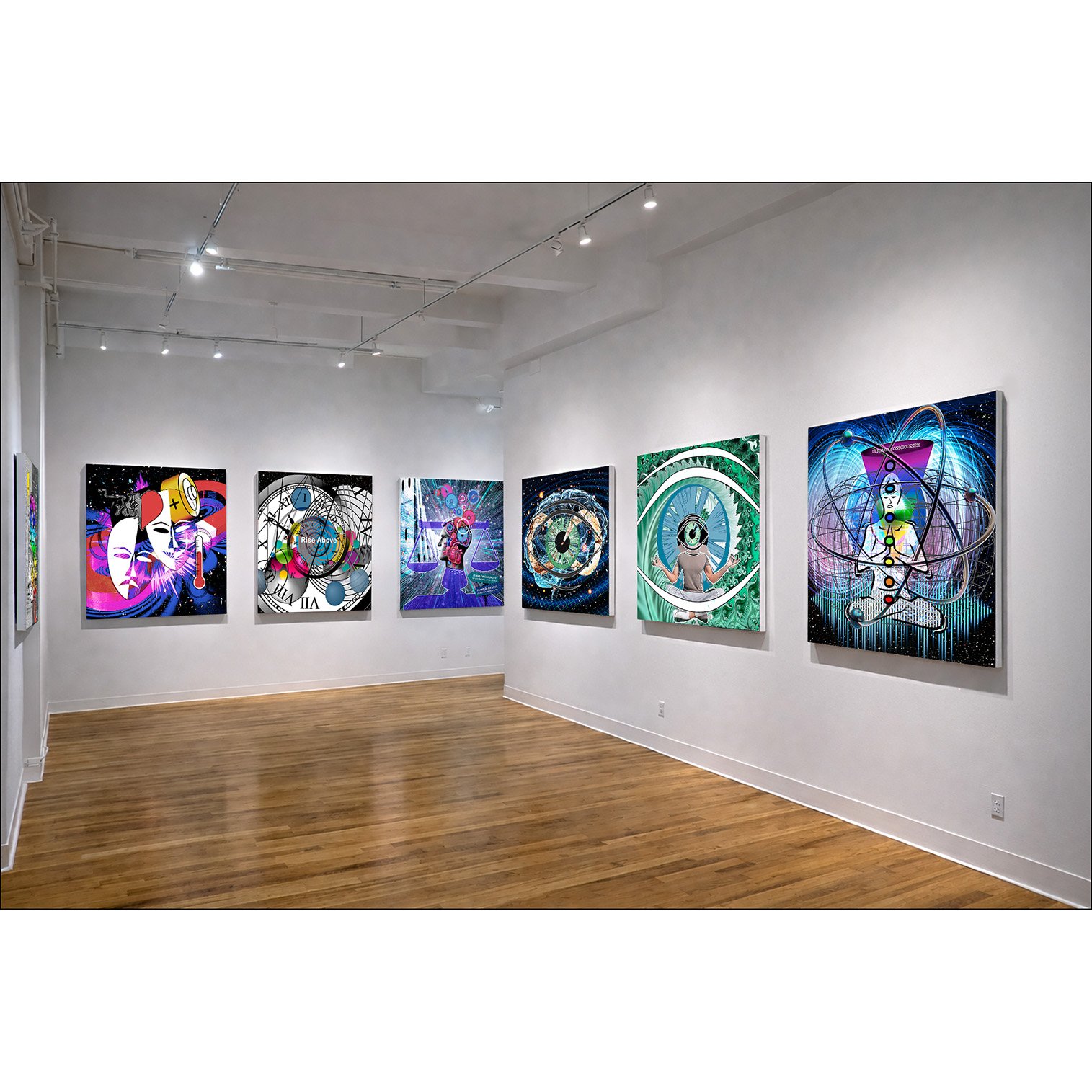 Collect All Seven at the Price of Six: Limited Edition, Giclee Canvas Prints -The Hermetic Principles Series