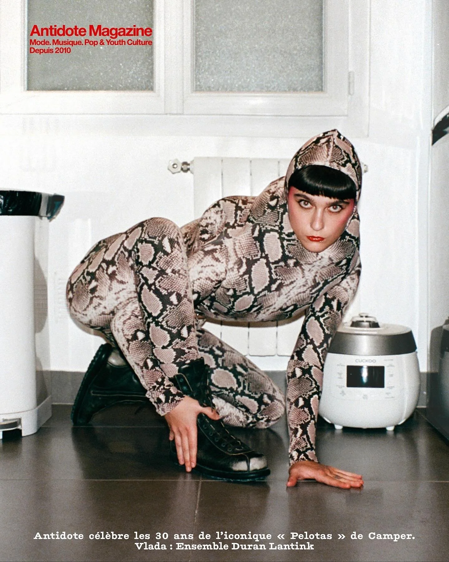 for @magazineantidote @camper celebrating 30&rsquo;s of Pelotas 💞 thank you @alexandraa_ha for assisting 💞

Photographie et création : @yannweber
Hair &amp; Make-up : @ranheemakeup assisté&middot;e de @alexandraa_ha
Direction de casting : @tanguy