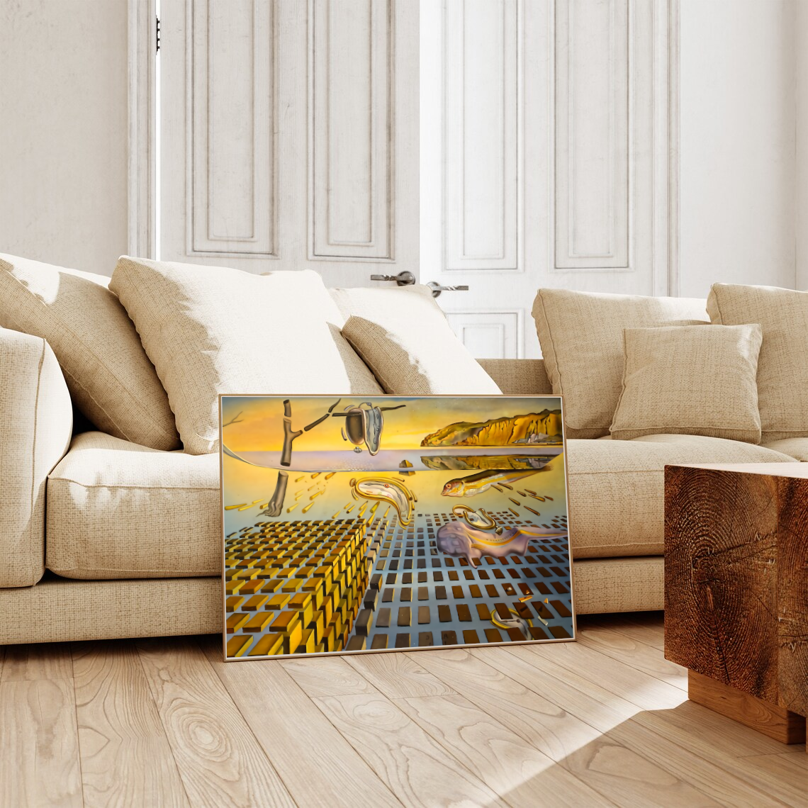 salvador dali disintegration of the persistence of memory.png