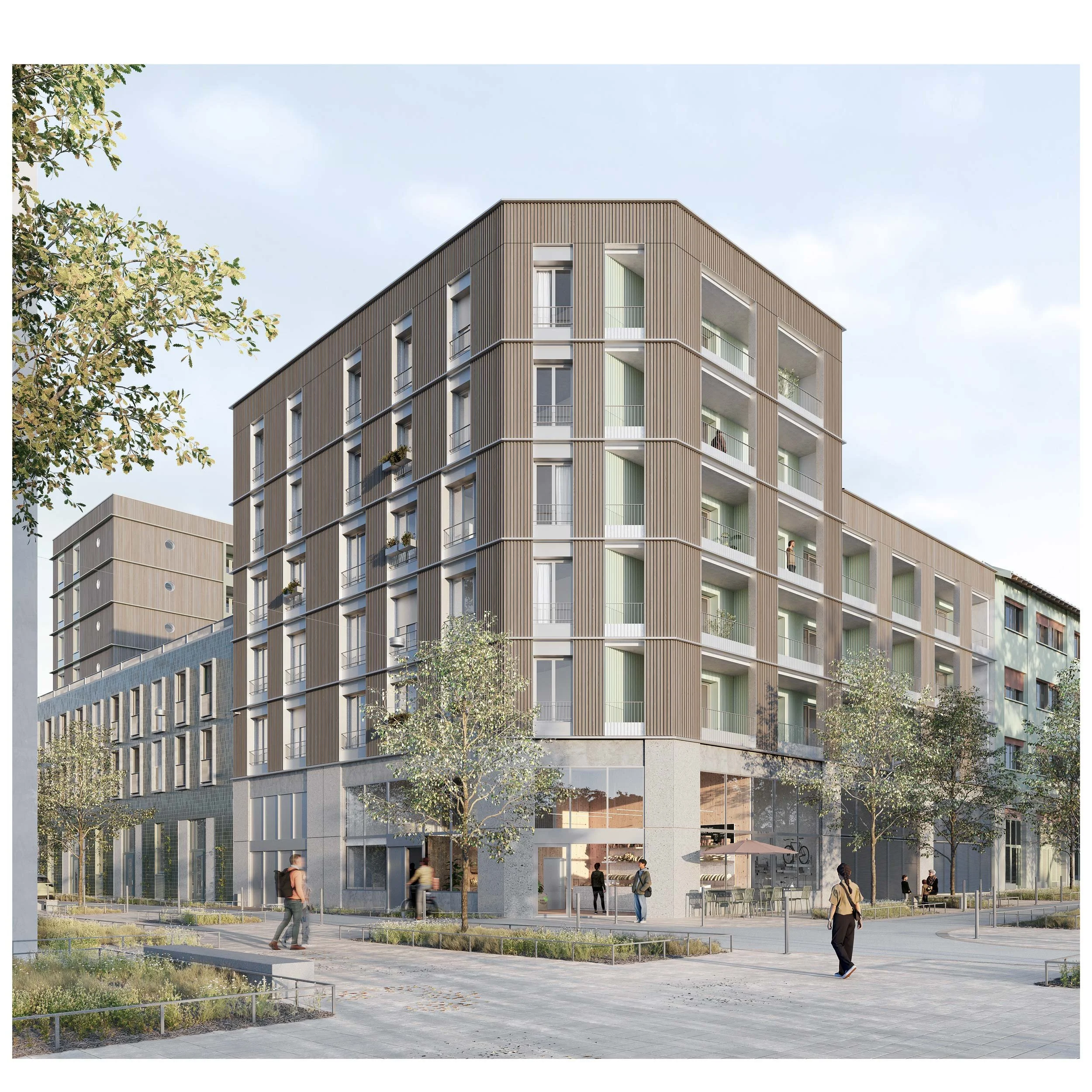 Construction de 20 logements et d'un commerce