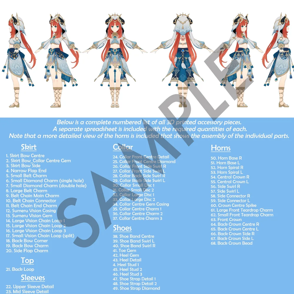 Nilou Cosplay Guide [Patterns Pack] — Anaelic