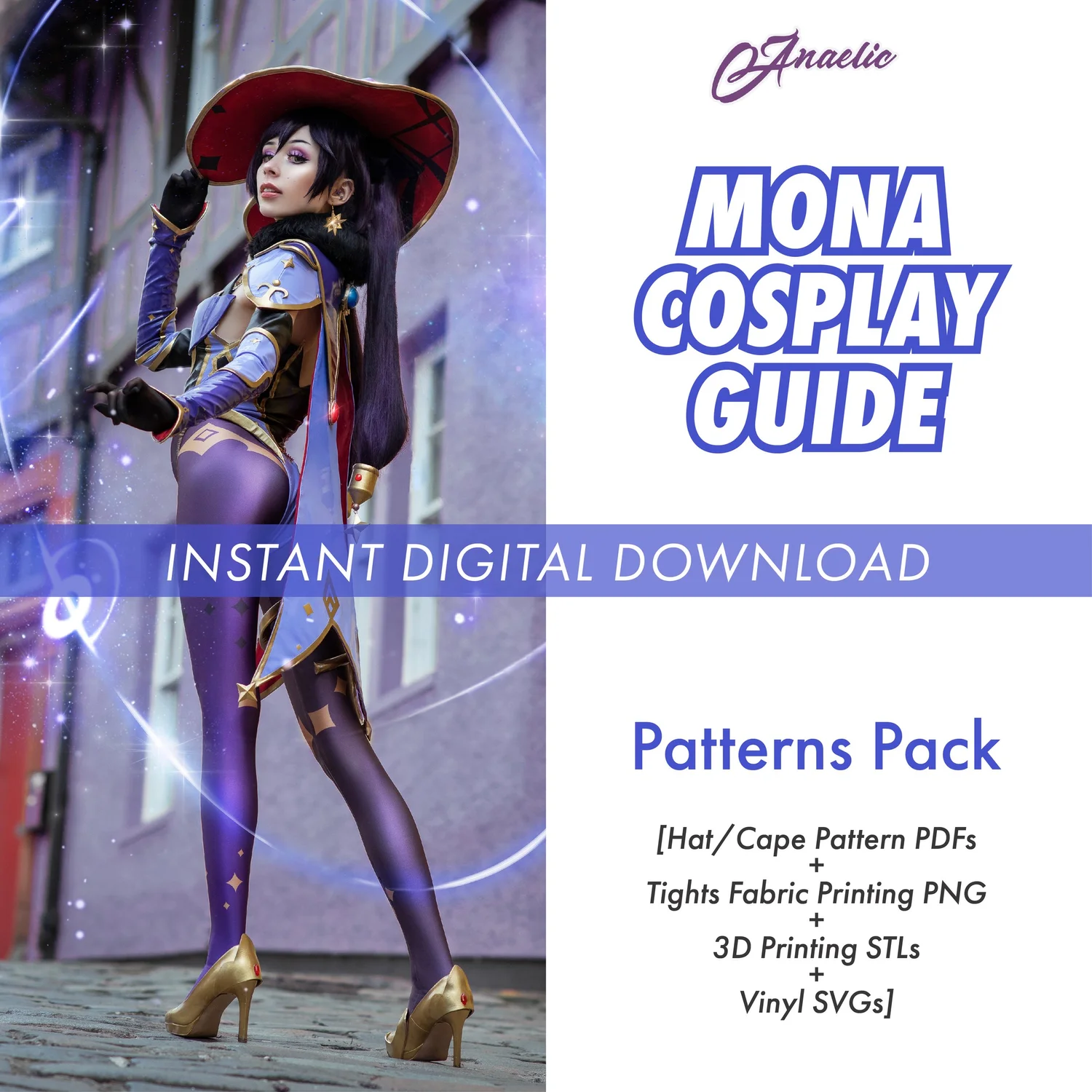 Mona Cosplay Guide [Tutorial + Patterns Full Bundle] — Anaelic