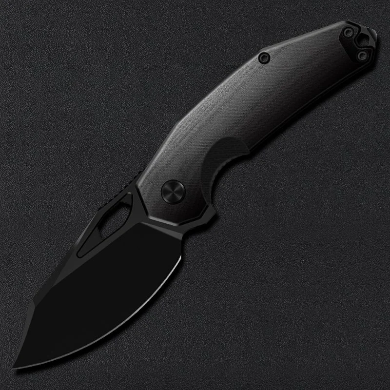 Papi Black G10 with Satin DLC Blade--Pre‑order: Estimated Shipping in November