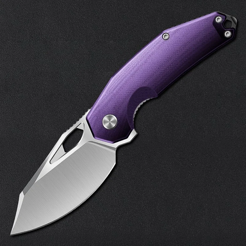 Papi Purple G10 with Satin Blade--Pre‑order: Estimated Shipping in November