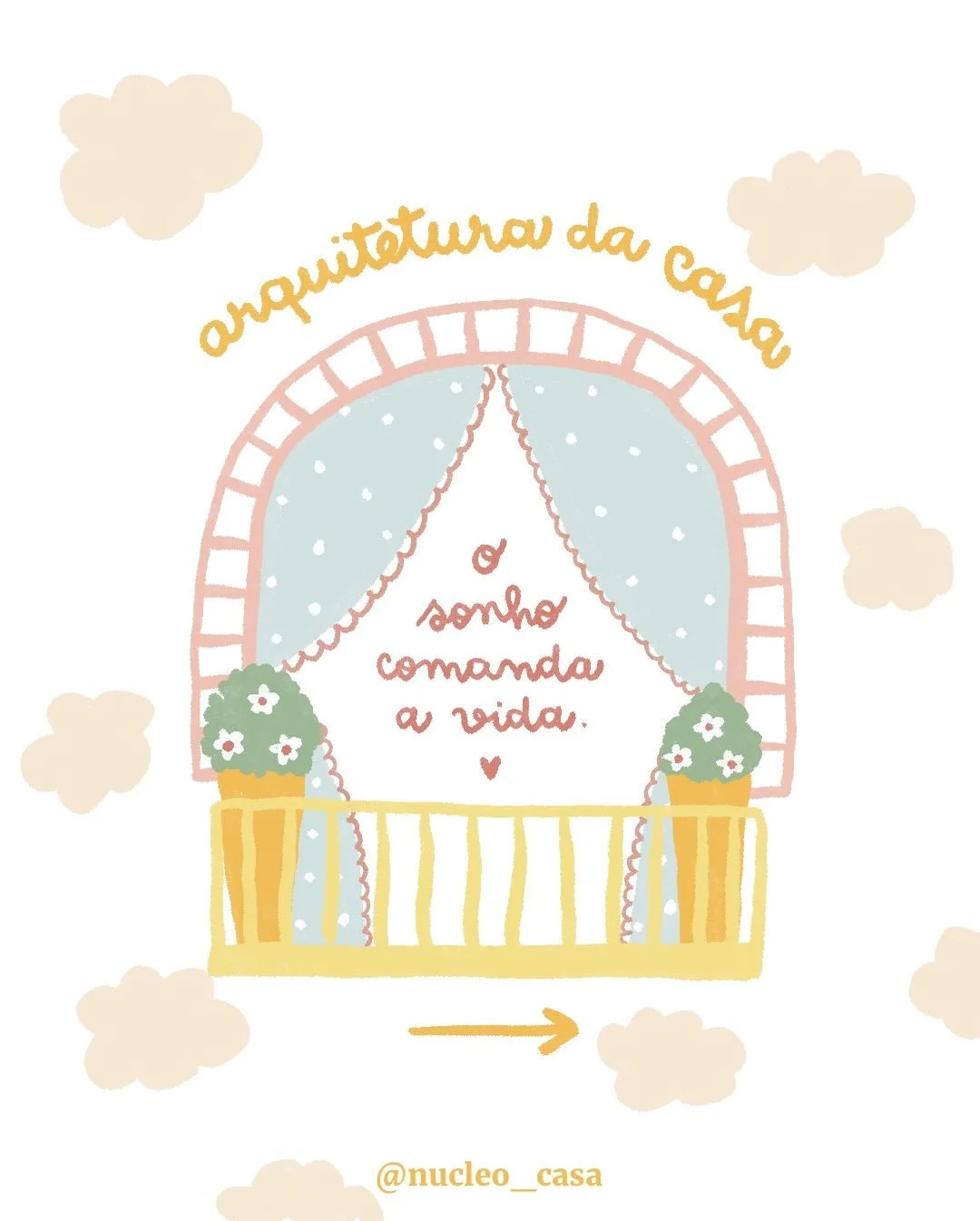 &ldquo; o sonho comanda a vida &ldquo; 

JANELAS - I JORNADAS N&Uacute;CLEO CASA
📍 22 de maio | FPCEUP
🕦 9h30 &ndash; 10h

N&atilde;o sonh&aacute;mos uma cl&iacute;nica, sonh&aacute;mos uma Casa.

Entre a vis&atilde;o e a concretiza&ccedil;&atilde;