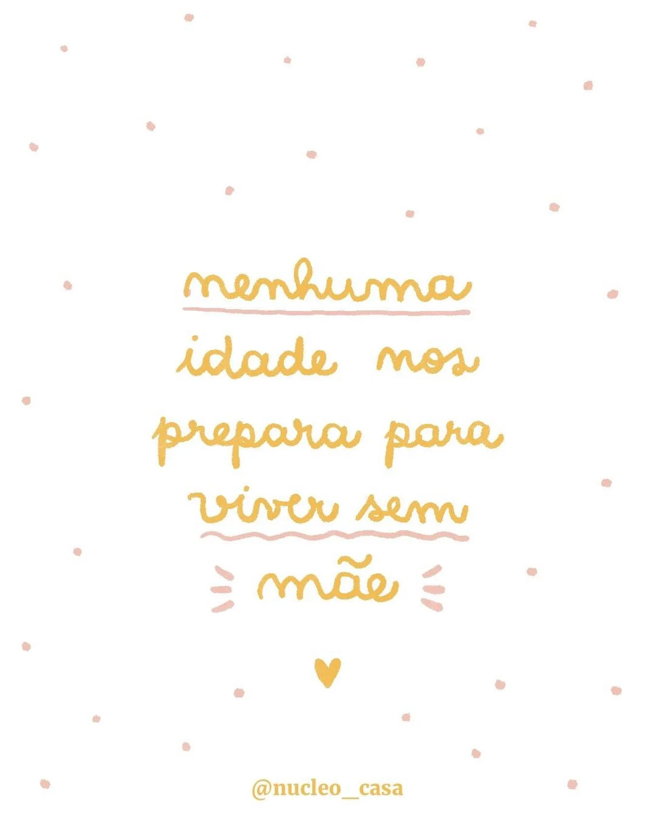 Nenhuma idade nos prepara para viver sem m&atilde;e.

E isso n&atilde;o come&ccedil;a s&oacute; quando ela parte. &Agrave;s vezes come&ccedil;a muito antes, sem ningu&eacute;m perceber.

Porque h&aacute; duas formas de aus&ecirc;ncia que o cora&ccedi