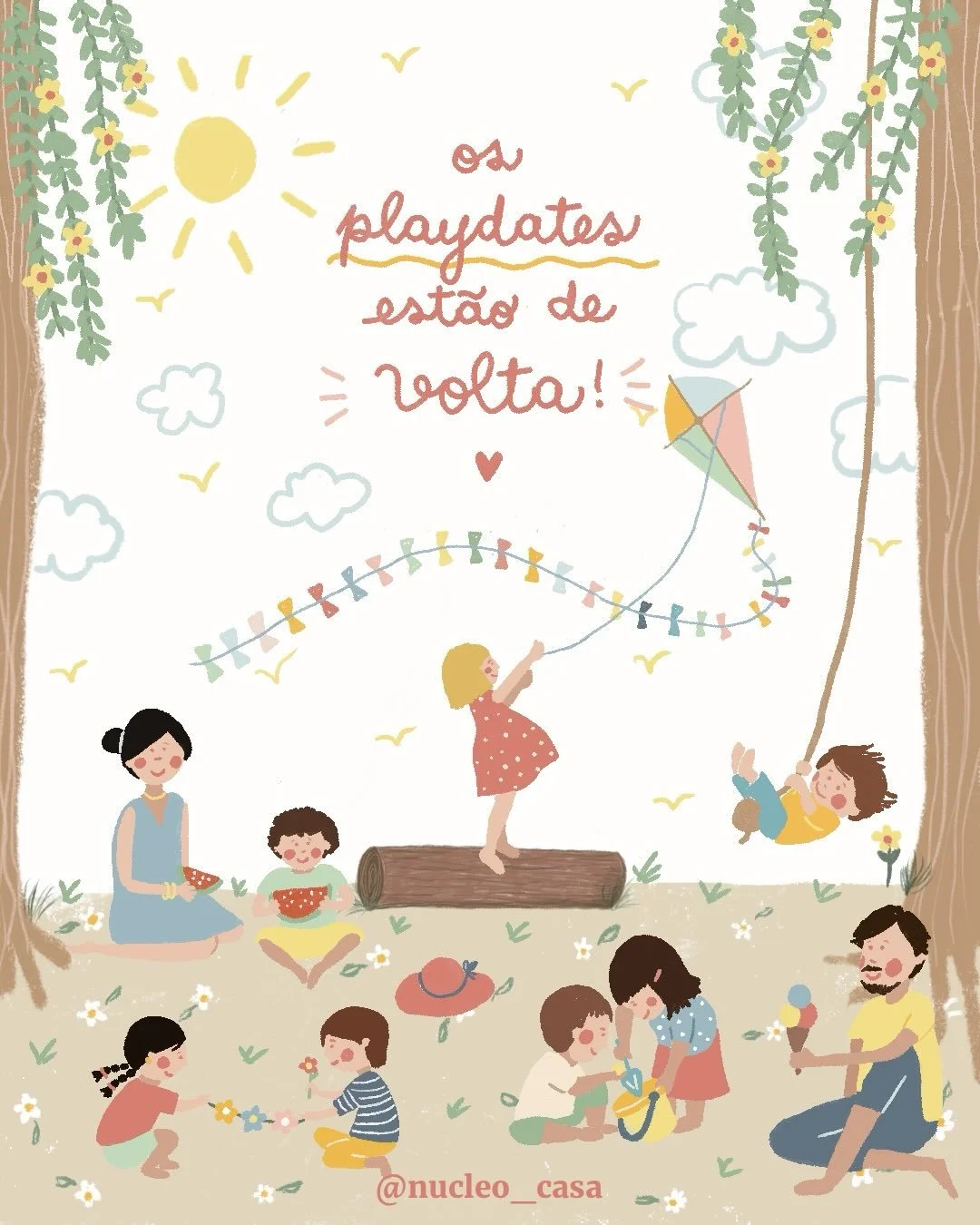 Setembro trouxe de volta um dos nossos projetos preferidos c&aacute; de casa: OS PLAYDATES! ☀️

E antes de apontarem as datas na agenda, queremos lembrar-vos de uma grande verdade: brincar &eacute; a coisa mais  s&eacute;ria da vida.

Se ainda n&atil