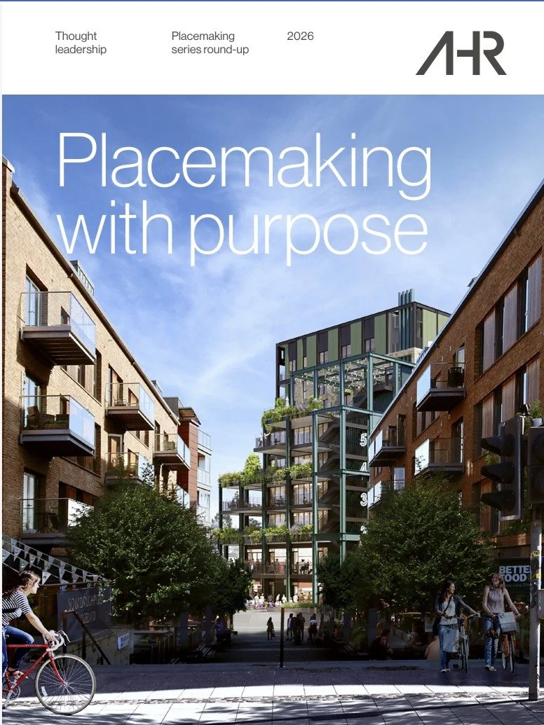 🏙️ I had the pleasure of supporting the @weareahr team on their new Placemaking with Purpose report, helping to shape the structure and contributing to the copywriting.

The report explores what it takes to create places that genuinely last, from un