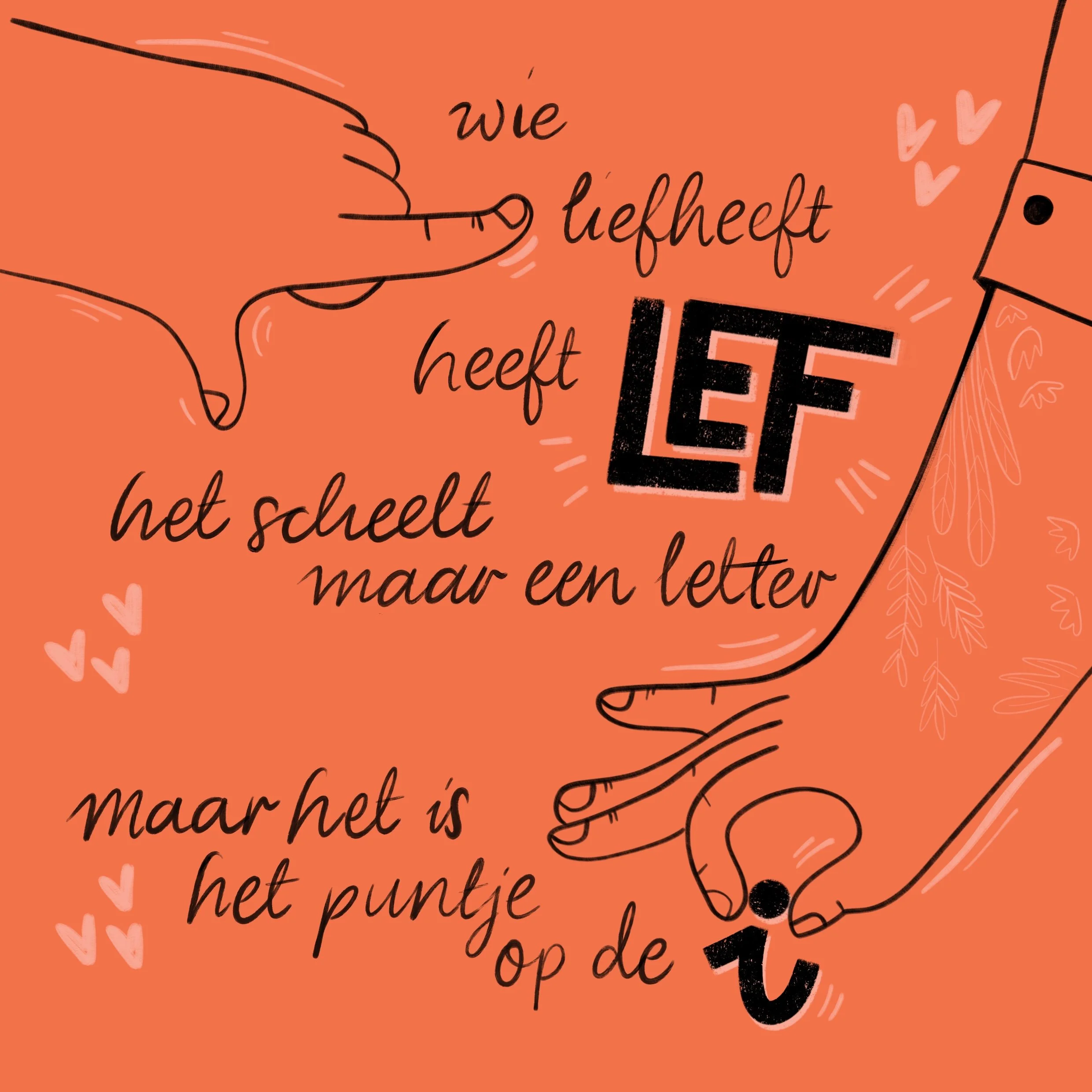 Woorden op glas