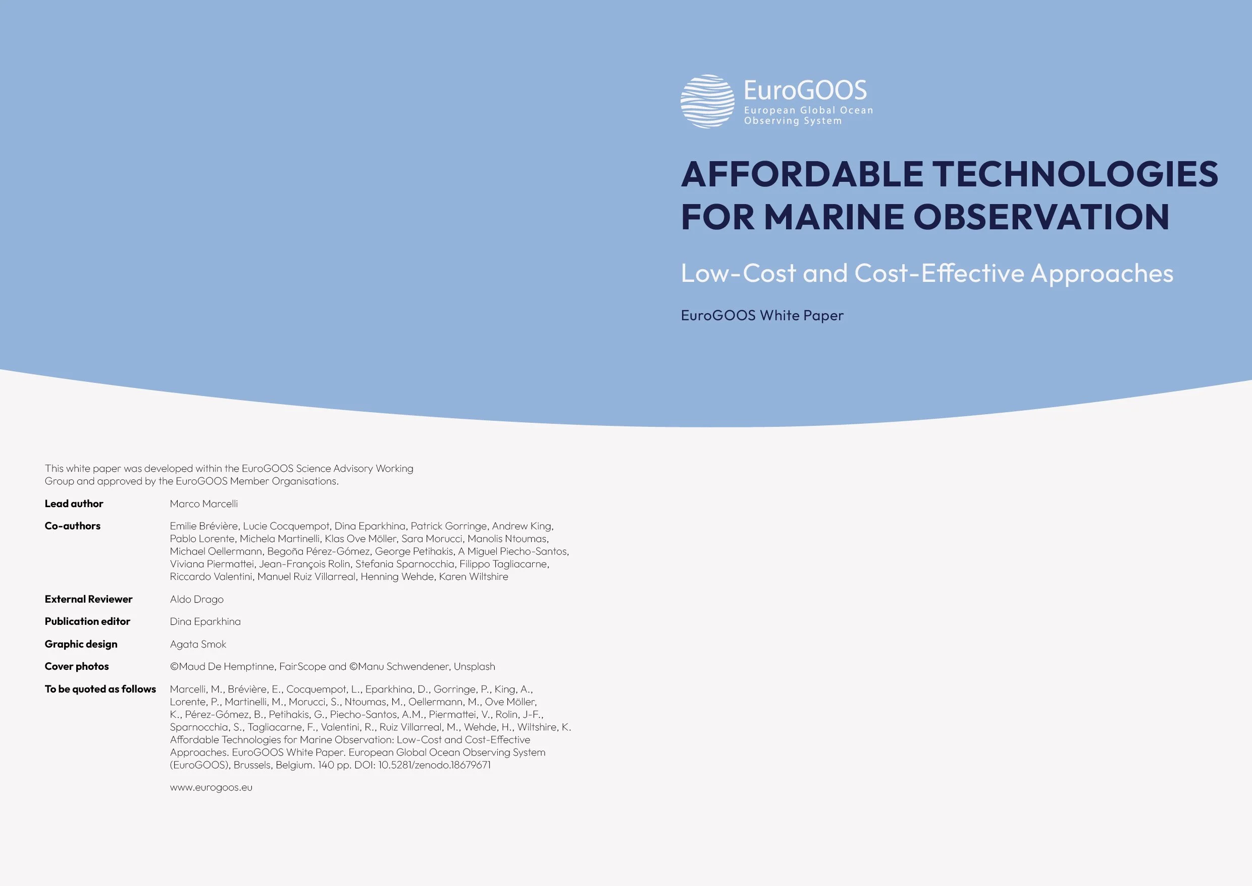 A clear visual identity: a coherent graphic concept and style that runs consistently from cover to last page.