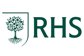 Logo of RHS featuring a tree with roots and the letters 'RHS' next to it.