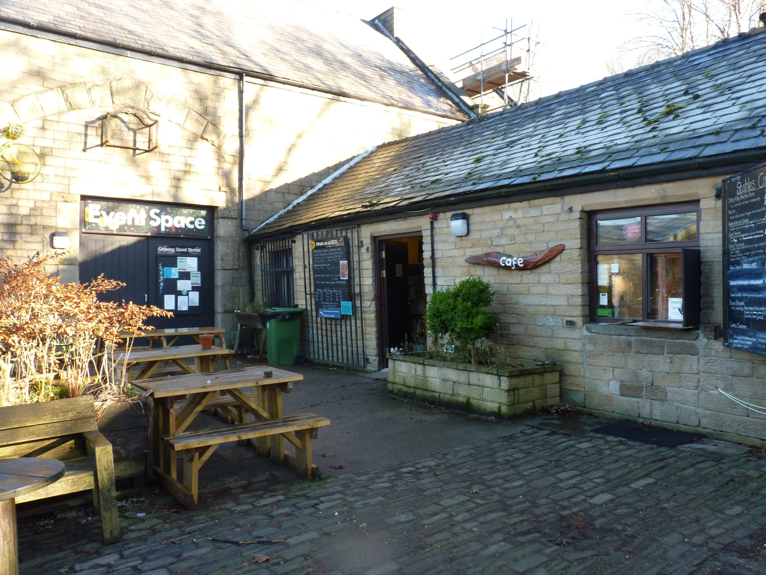 stables cafe, stubbylee park, bacup