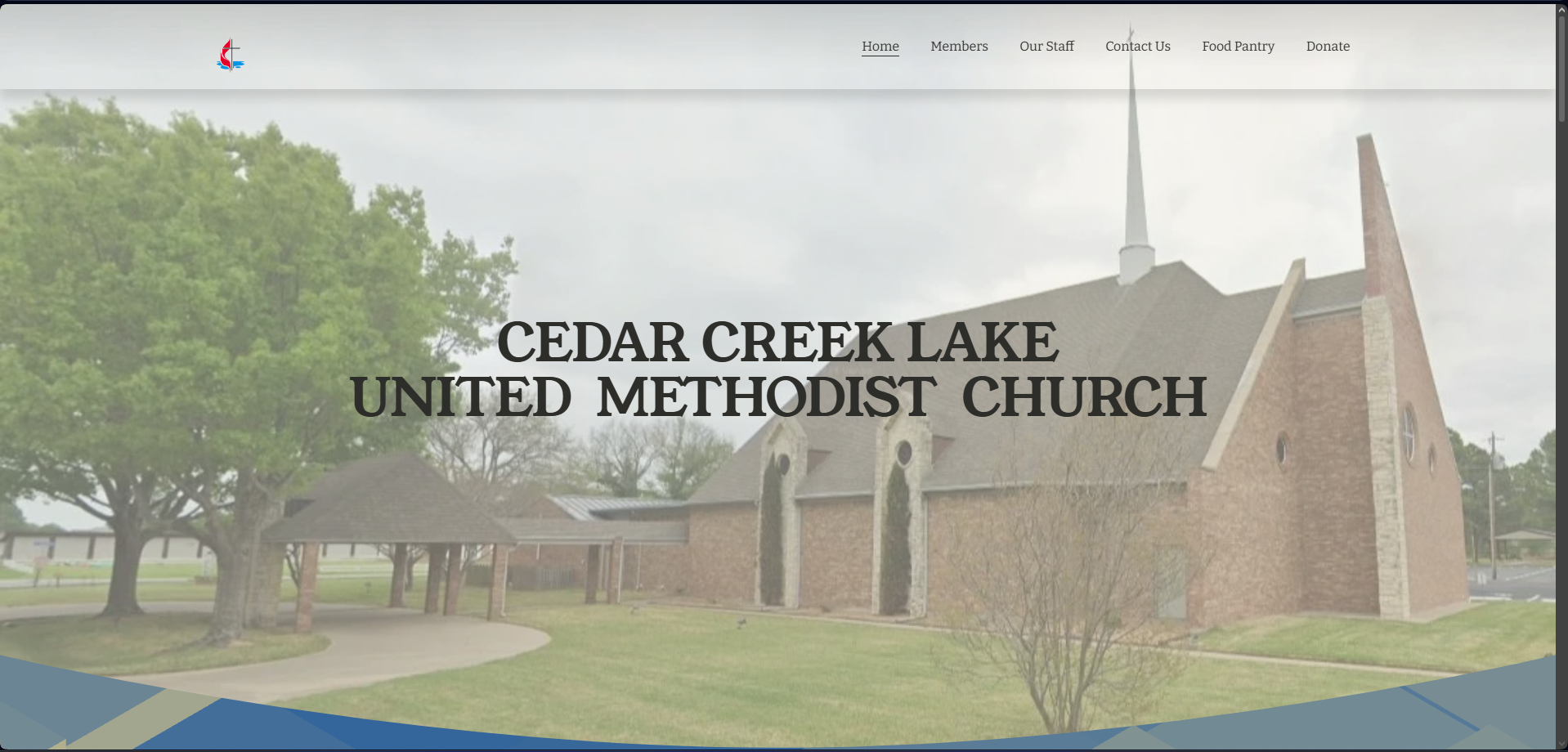 Cedar Creek Lake United Methodist Church - A website providing service details, events, and community engagement for Cedar Creek Lake United Methodist.