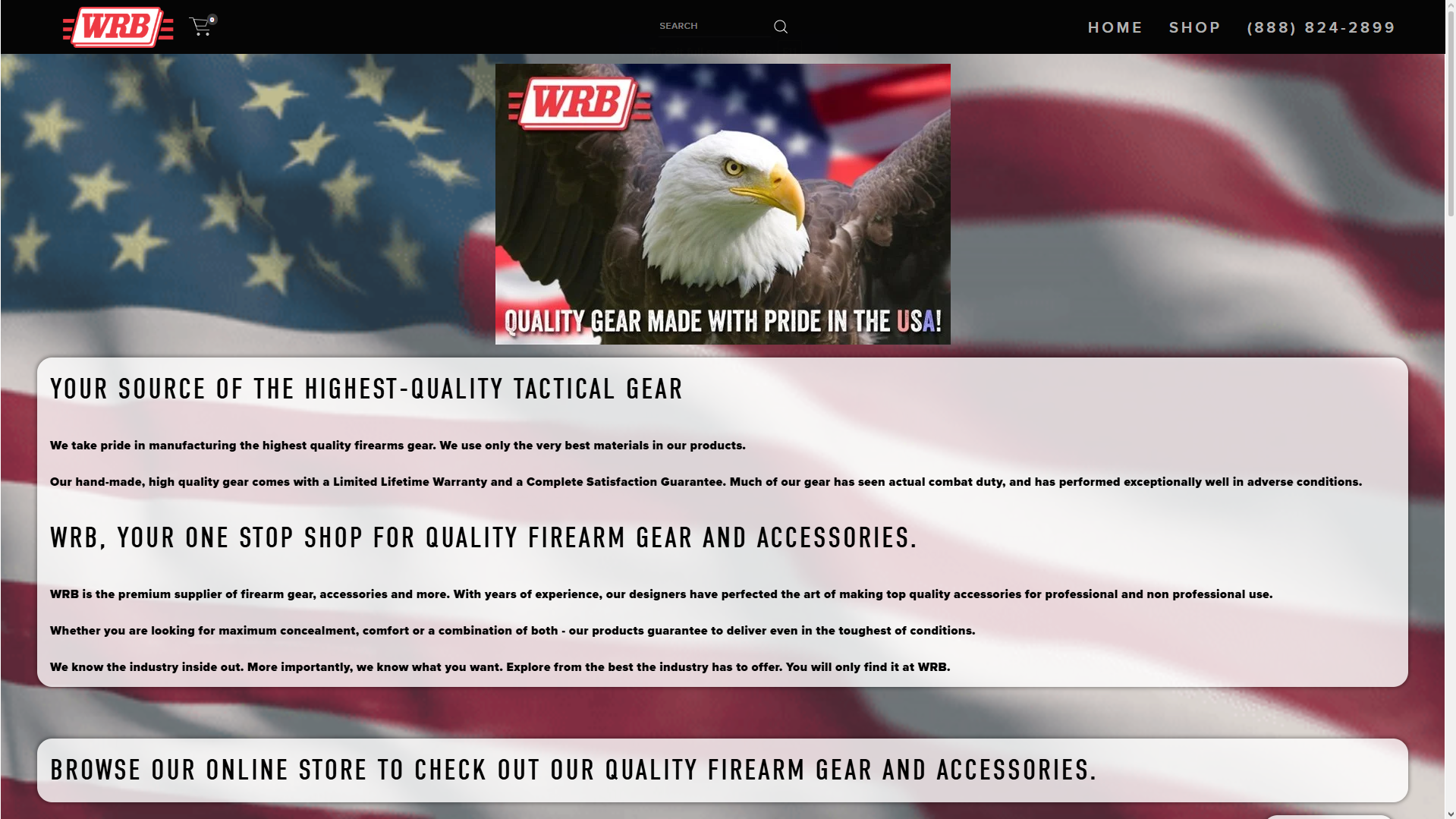 WRB Sales - A website specializing in manufacturing of high-quality firearm gear. (Archived – No Longer Active)