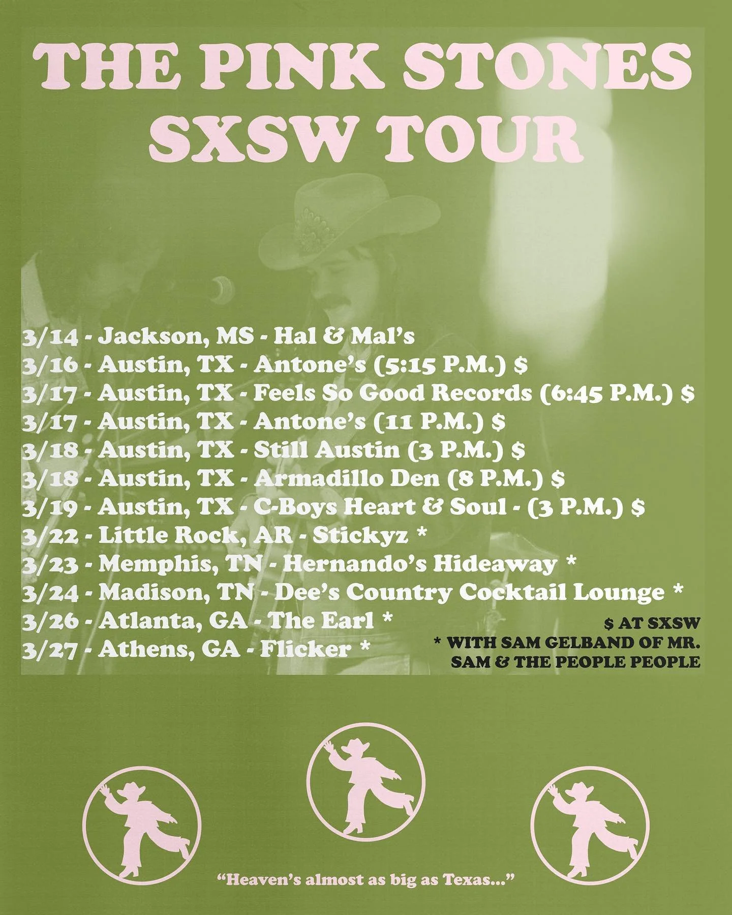 Poster design for The Pink Stones