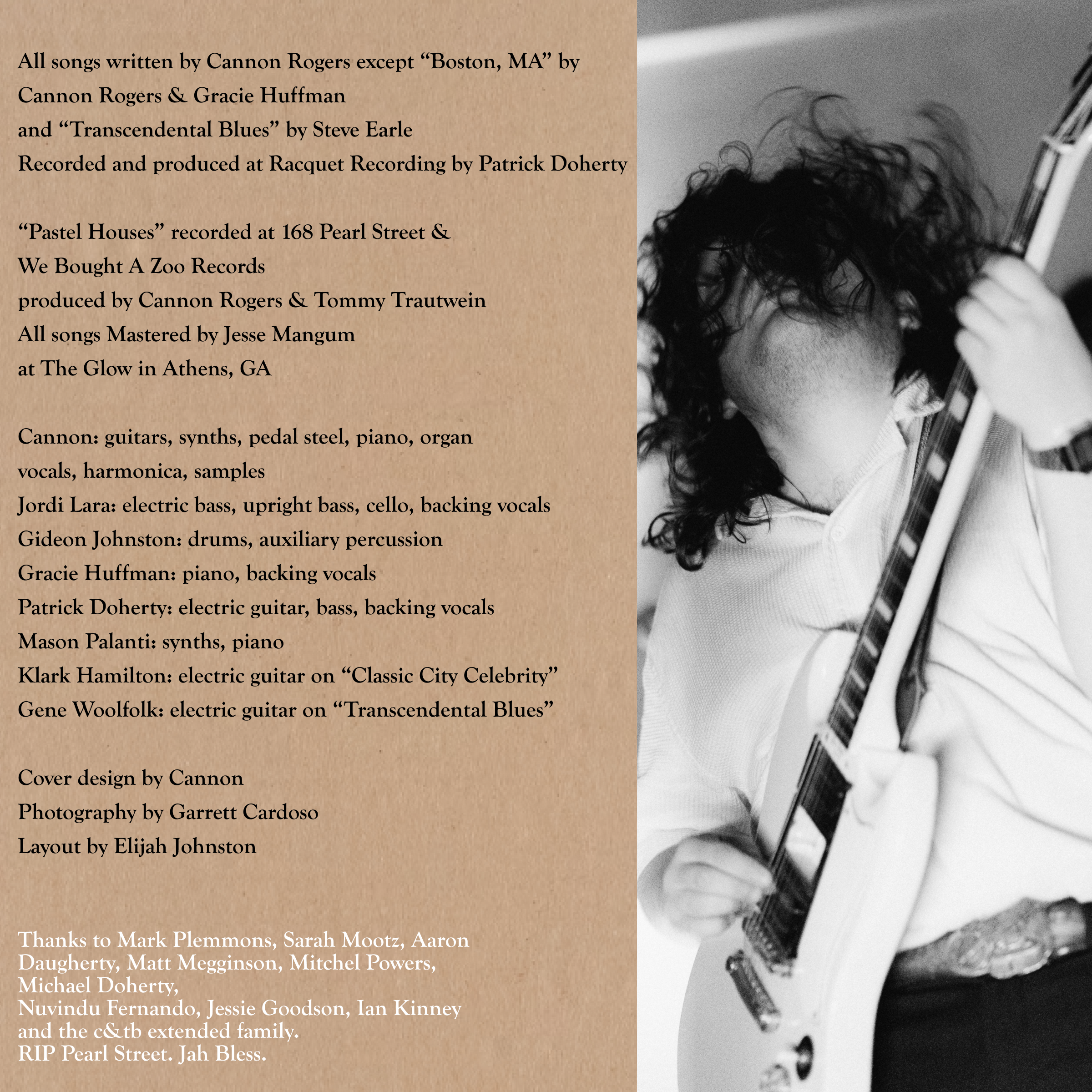 Interior CD packaging design for Cannonandtheboxes