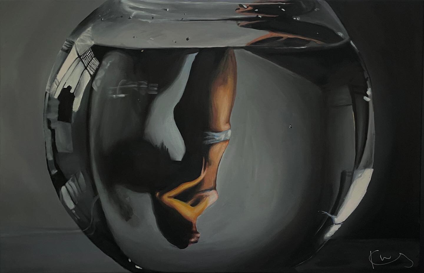 JADED. acrylic on canvas (90 x 60 cm)