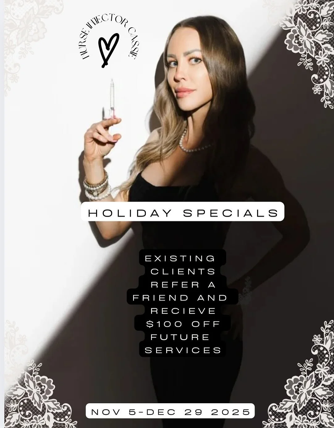 ⸻

✨🎄 Holiday Glow Season Is Here 🎄✨

It&rsquo;s that magical time of year &mdash; the lights, the laughter, and the chance to treat yourself to a little self-care before the celebrations begin. 💫

💋 Swipe through the slides and save big on your 