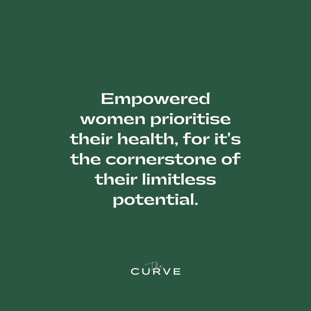 Empowered women know that their health is the key to unlocking limitless potential! 🌟 Taking care of ourselves is the first step towards achieving greatness and making our dreams a reality. Let's prioritise our well-being, embrace self-love, and con