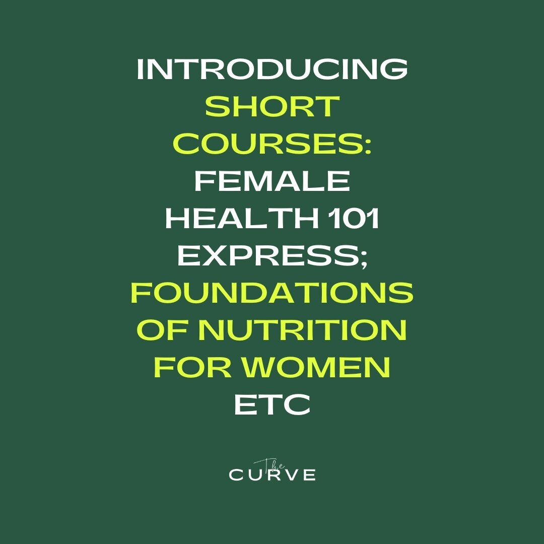 Want to level up your health &amp; wellness but have a busy schedule and can&rsquo;t commit to 1:1 coaching? ⁠
⁠
Taking the latest research and science into female health, we have wrapped it up into short, easy to understand courses to help you optim