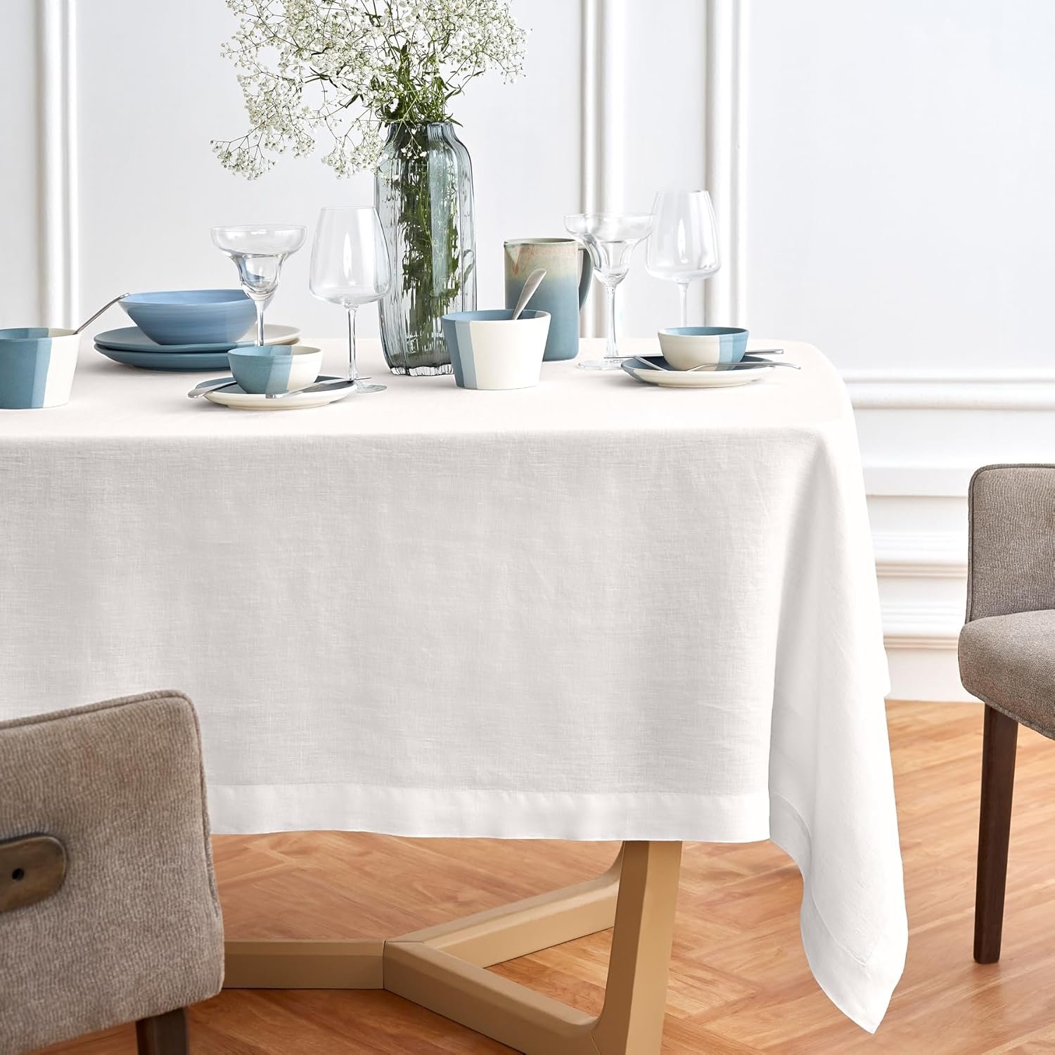 Amazon 100% Linen Tablecloth