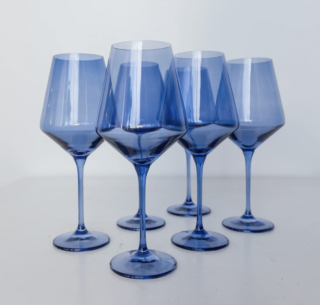 Estelle Cobalt Blue Wine Glasses