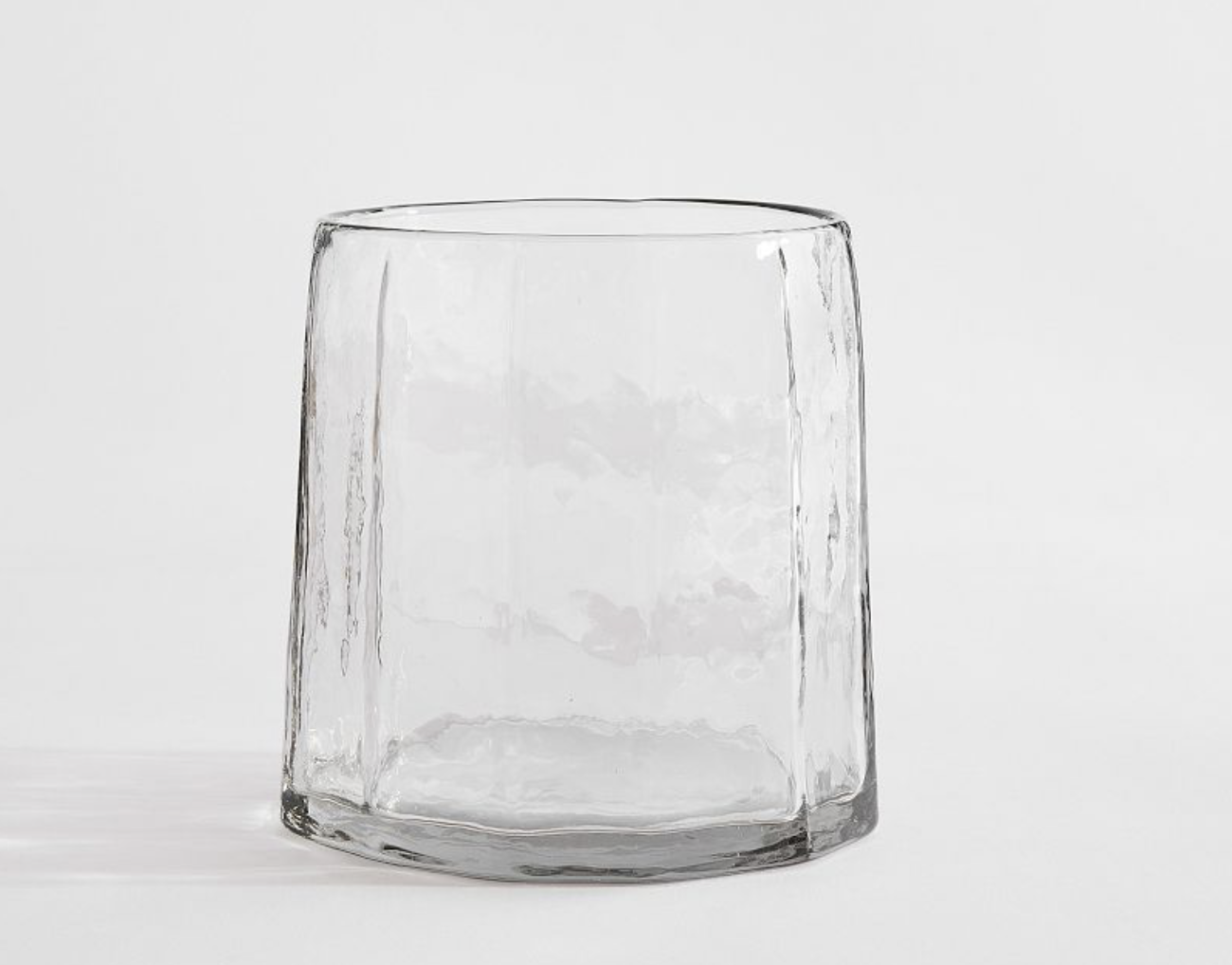 Hammered Glass Hurricane