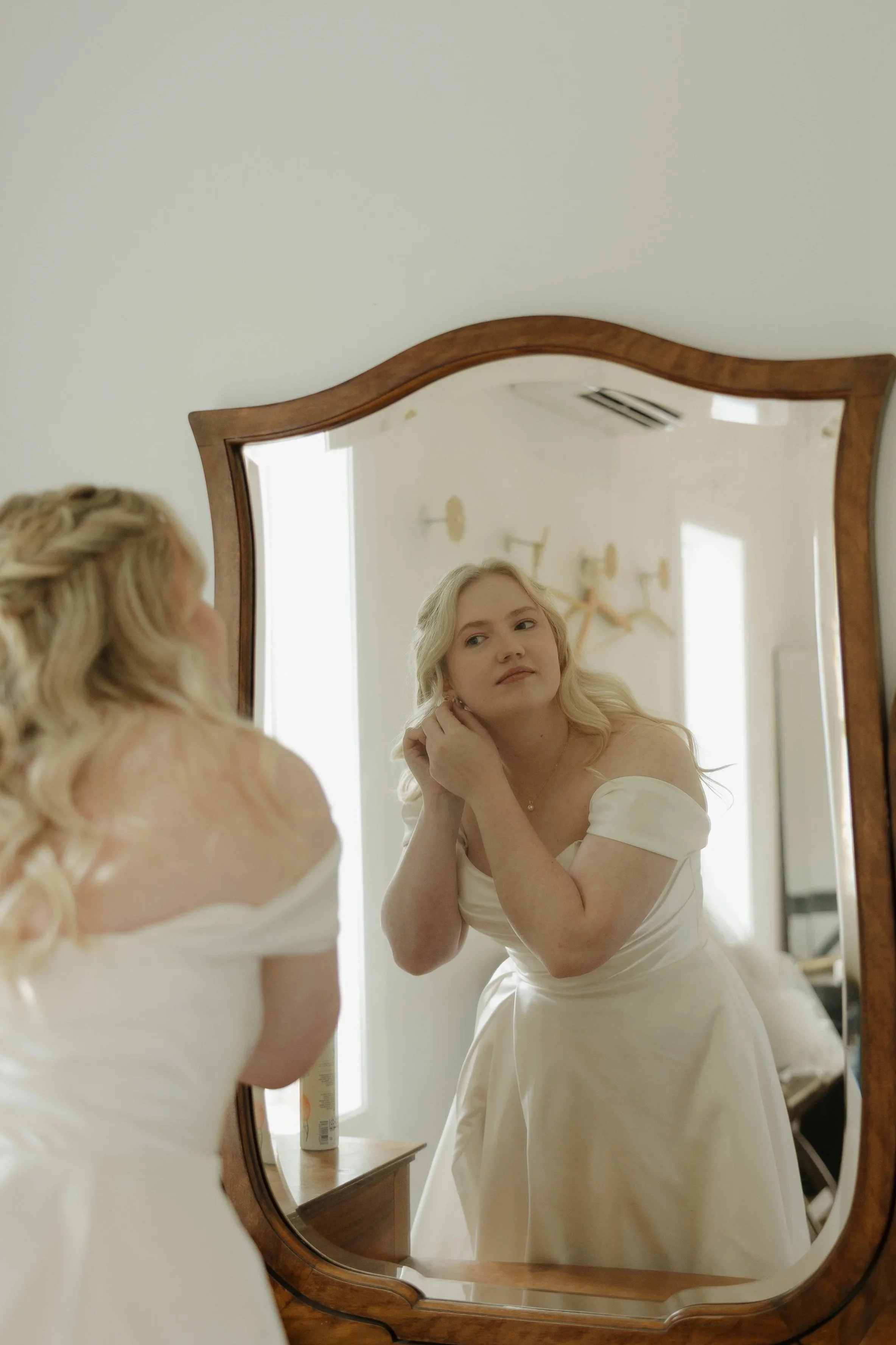 bride getting ready