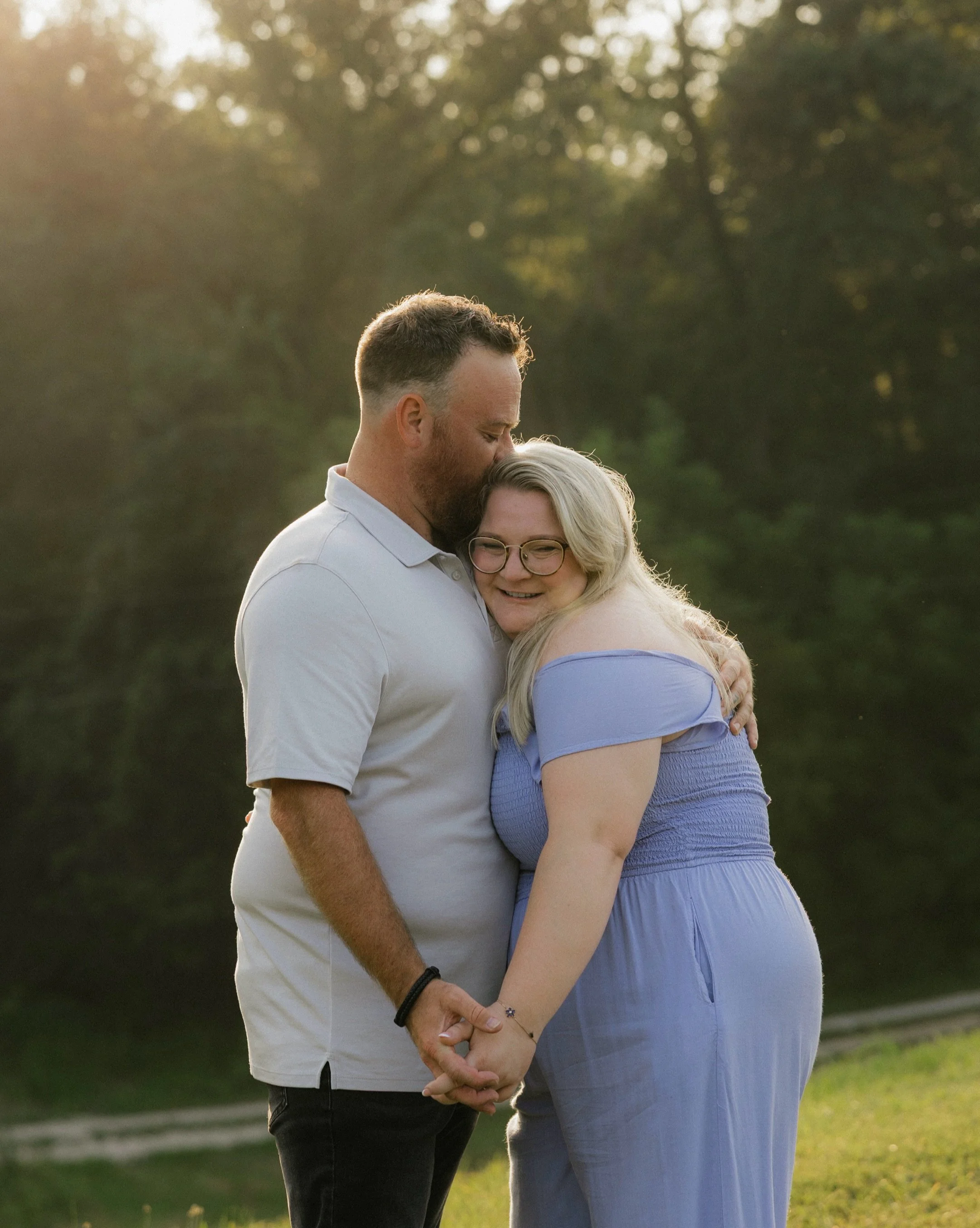 A mix of digital and film of Chelsie &amp; Ryan, and their sweet dogs! 
&bull; 
&bull; 
&bull; 
keywords: engagement photography, Indiana engagement photographer, film photography