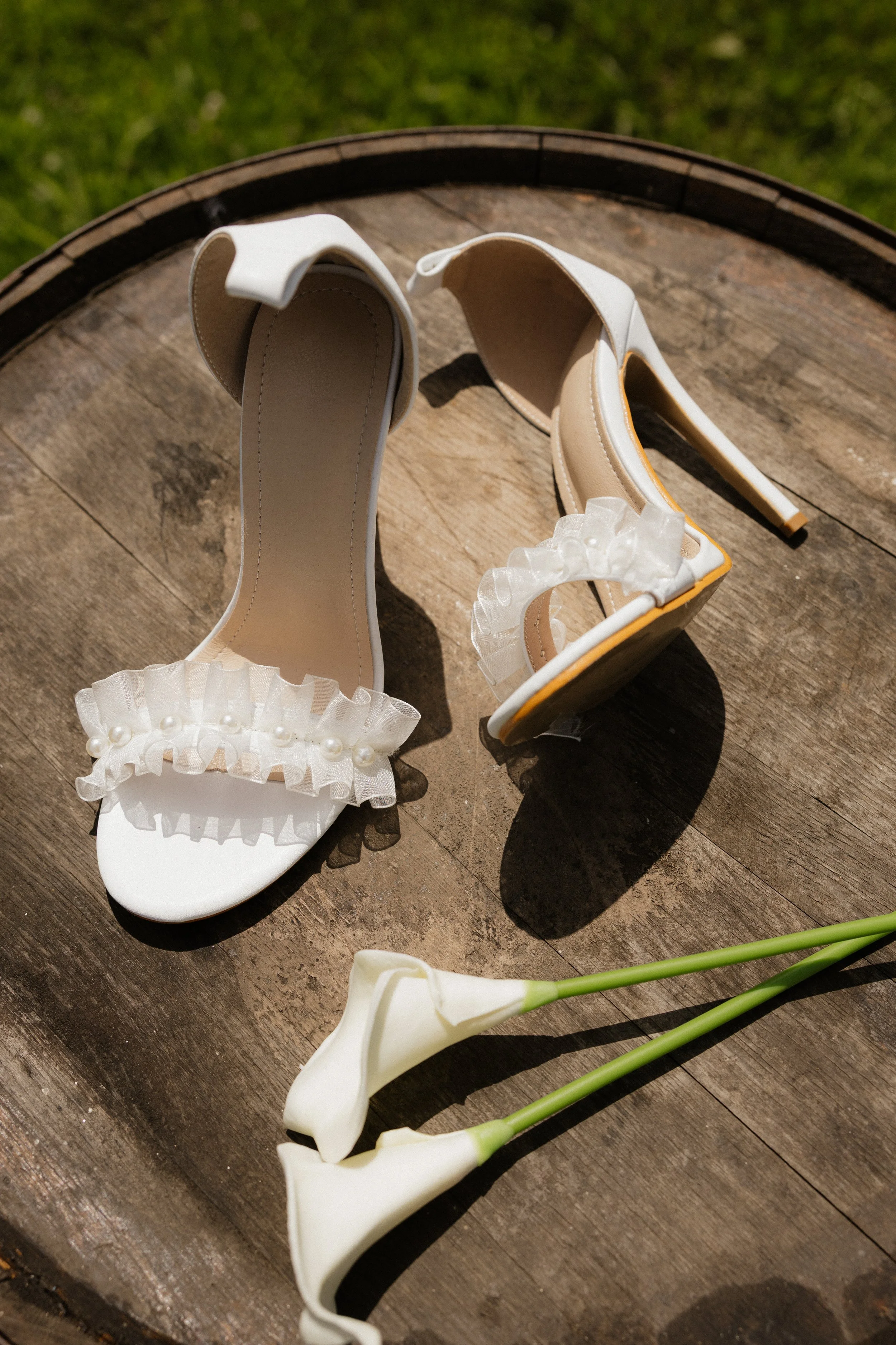 shoes and flower