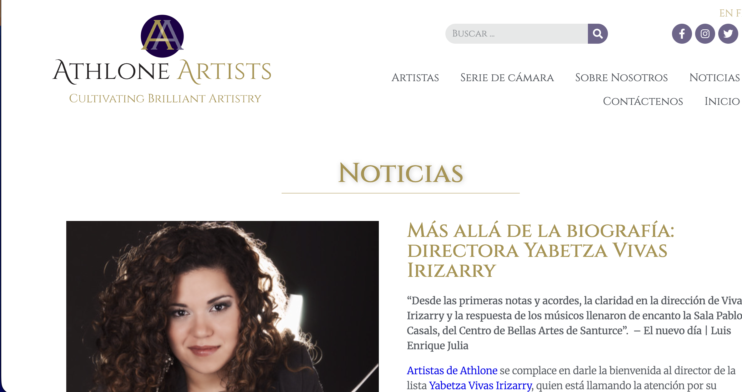 Más allá de la biografía: directora Yabetza Vivas Irizarry