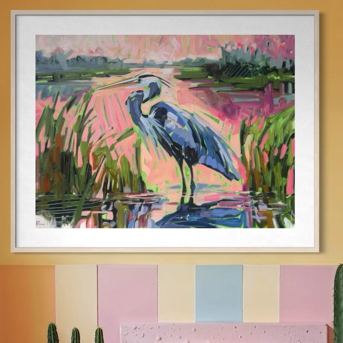 18x24  PRINT - Heron Lake