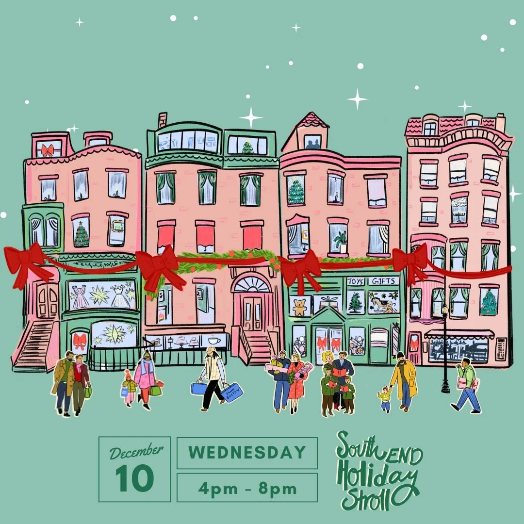 It&rsquo;s time! Join us for the Annual South End Holiday stroll! This Wednesday from 4-8pm! @southendbusiness @southendlocal #shoplocal #shopsmall #shopsmallbusinesses