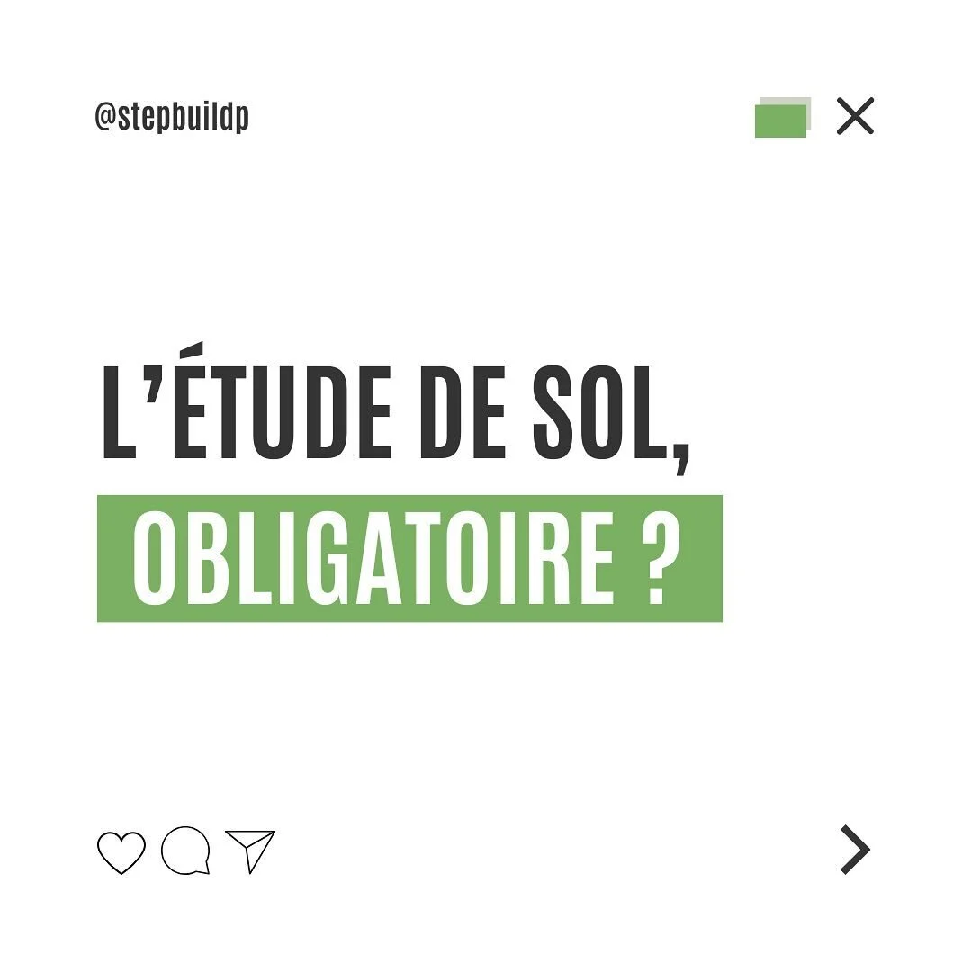 ⚖️ Depuis octobre 2020, la loi ELAN impose des &eacute;tudes de sol dans plusieurs situations, notamment lors de la vente de terrains non b&acirc;tis constructibles et lors de projets de construction ou d'extension de maisons individuelles. 

🌋 Les 