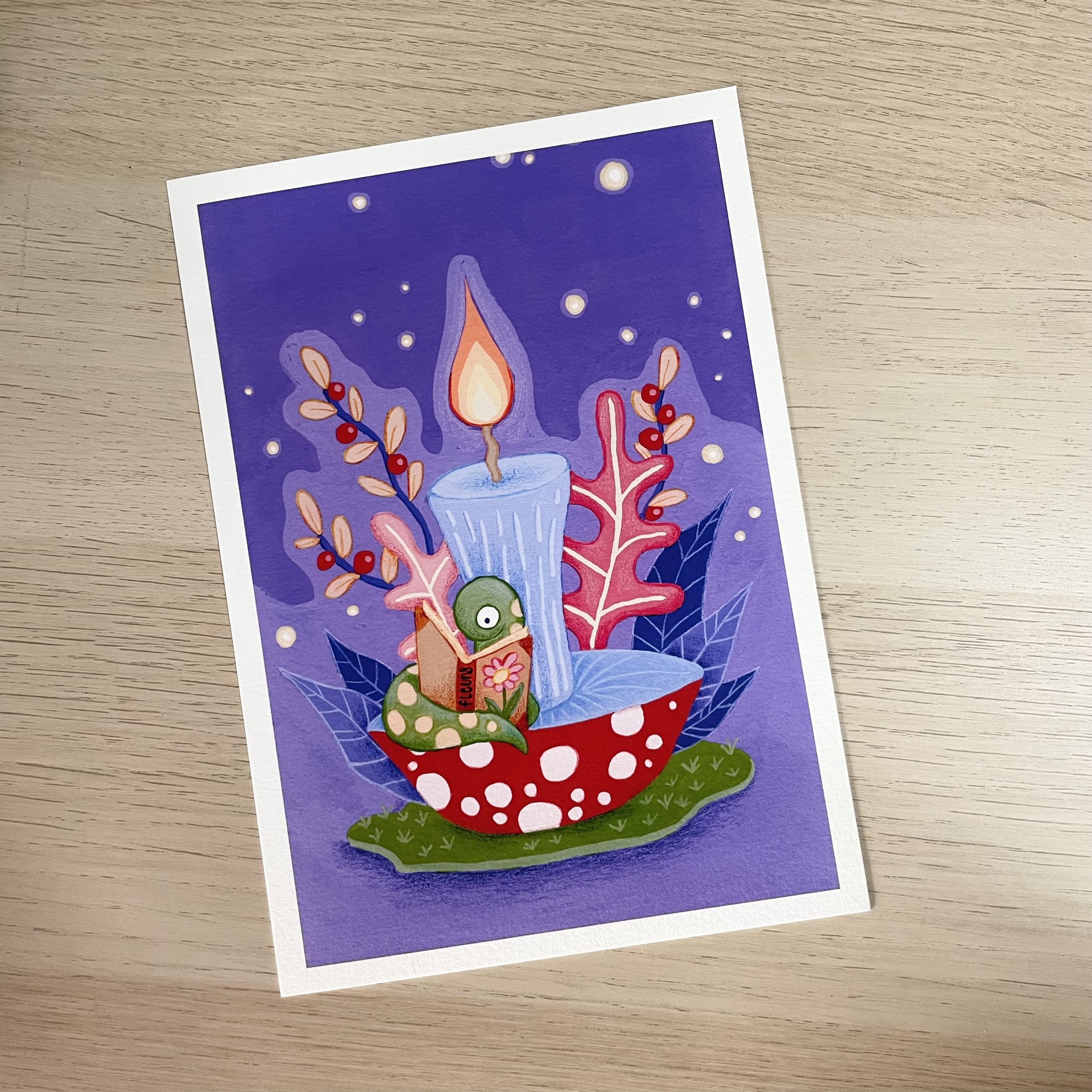Print "Lecture au coin du feu"