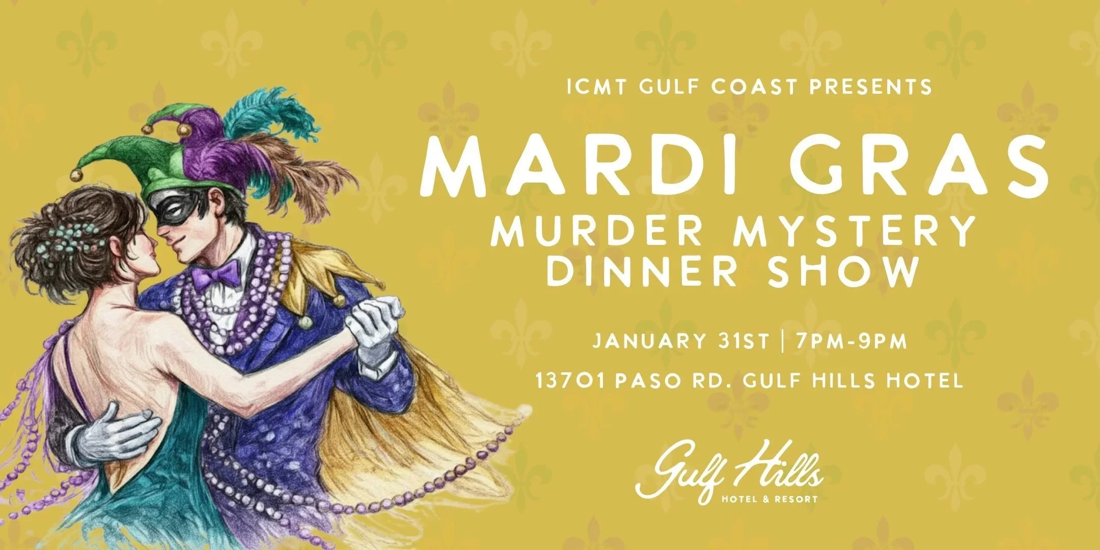 Mardi Gras Murder Mystery Dinner Show